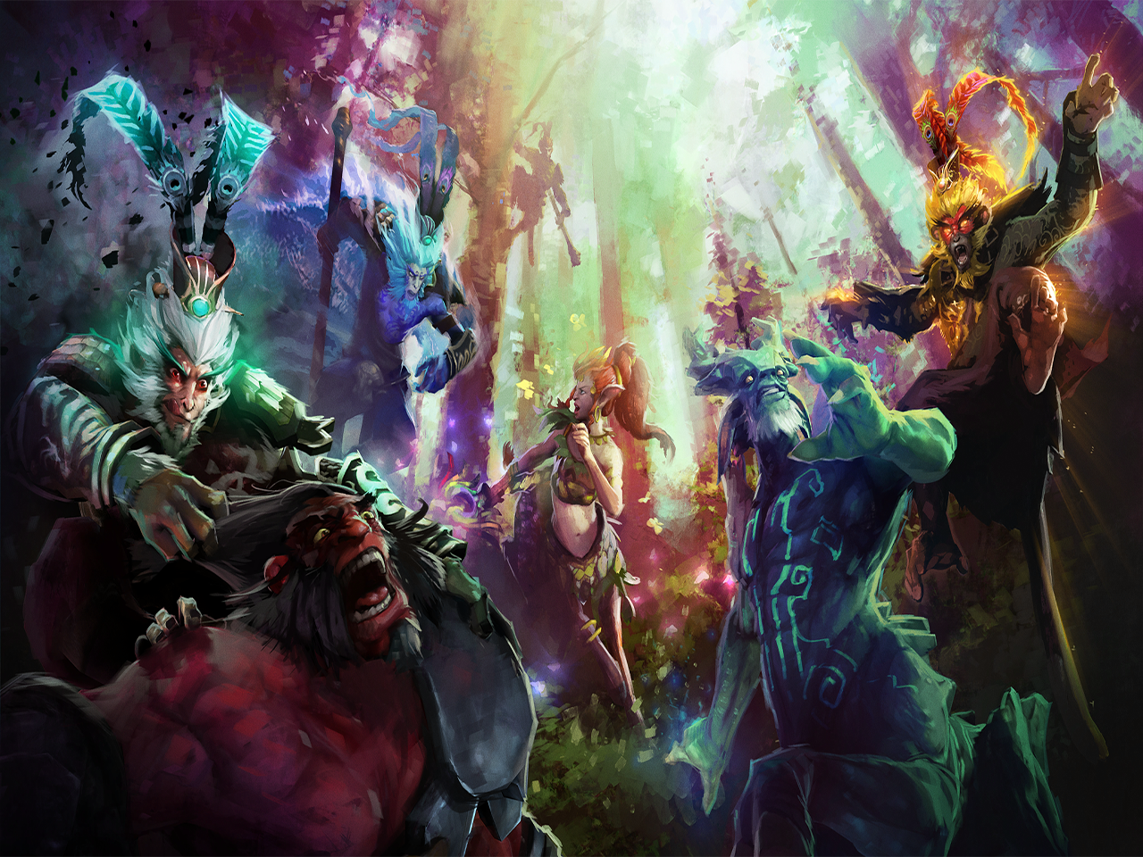 Wallpaper #5d1cd Wallpaper Epic Battle Dota 2 Heroes Night Stalker 4000x2500