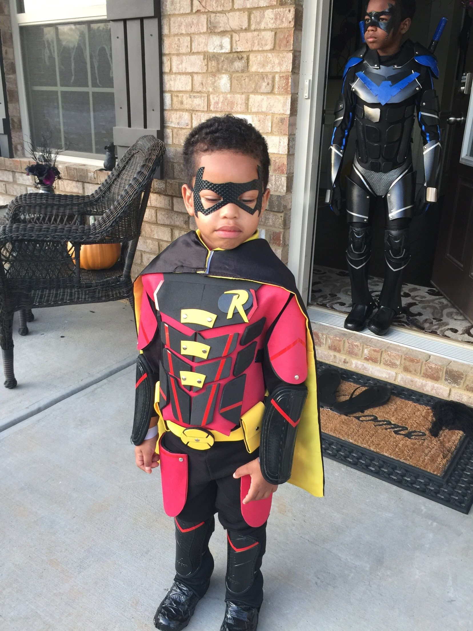 Wallpaper #-BlqHY8BtGB6xQ78nnZg0 My Sons as Robin and Nightwing Homemade Costumes for 2016 Batman