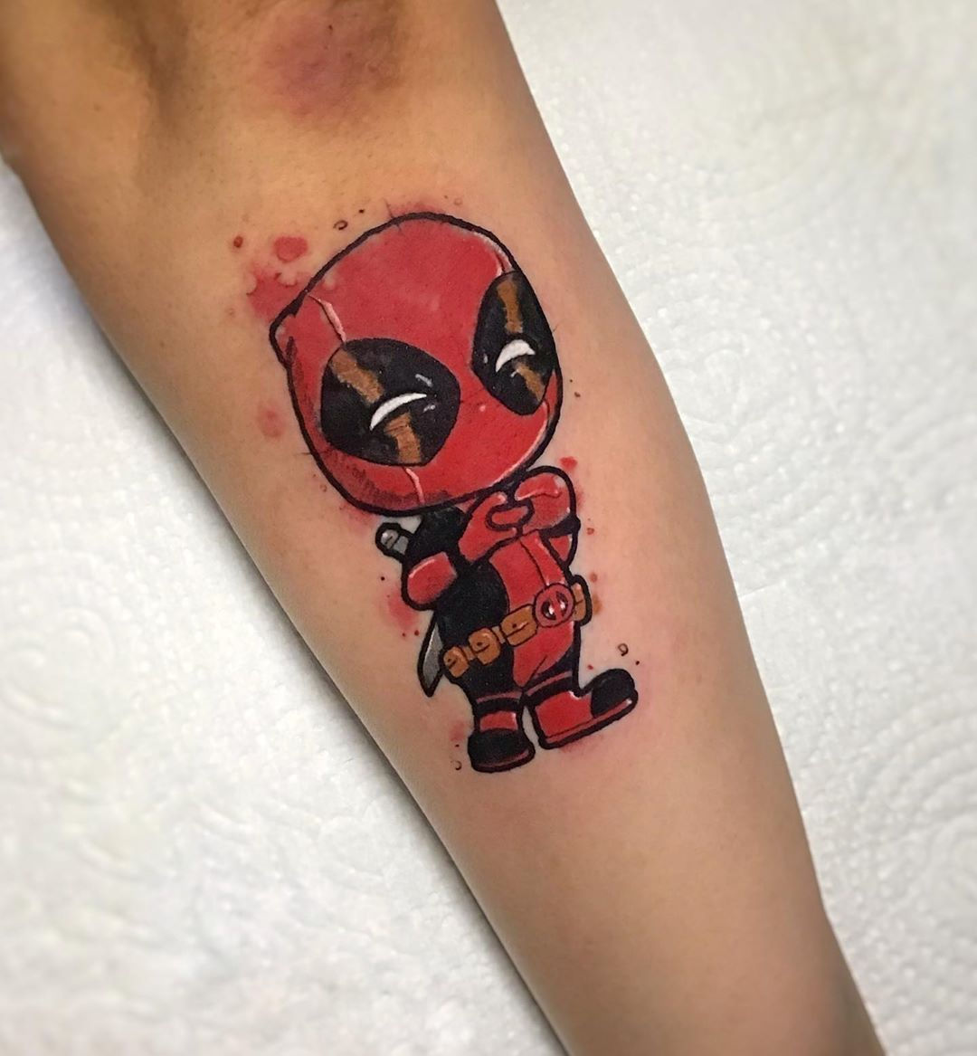 Wallpaper #9130c Marvel Tattoo Photo by Gus H Tattoo on Instagram Deadpool