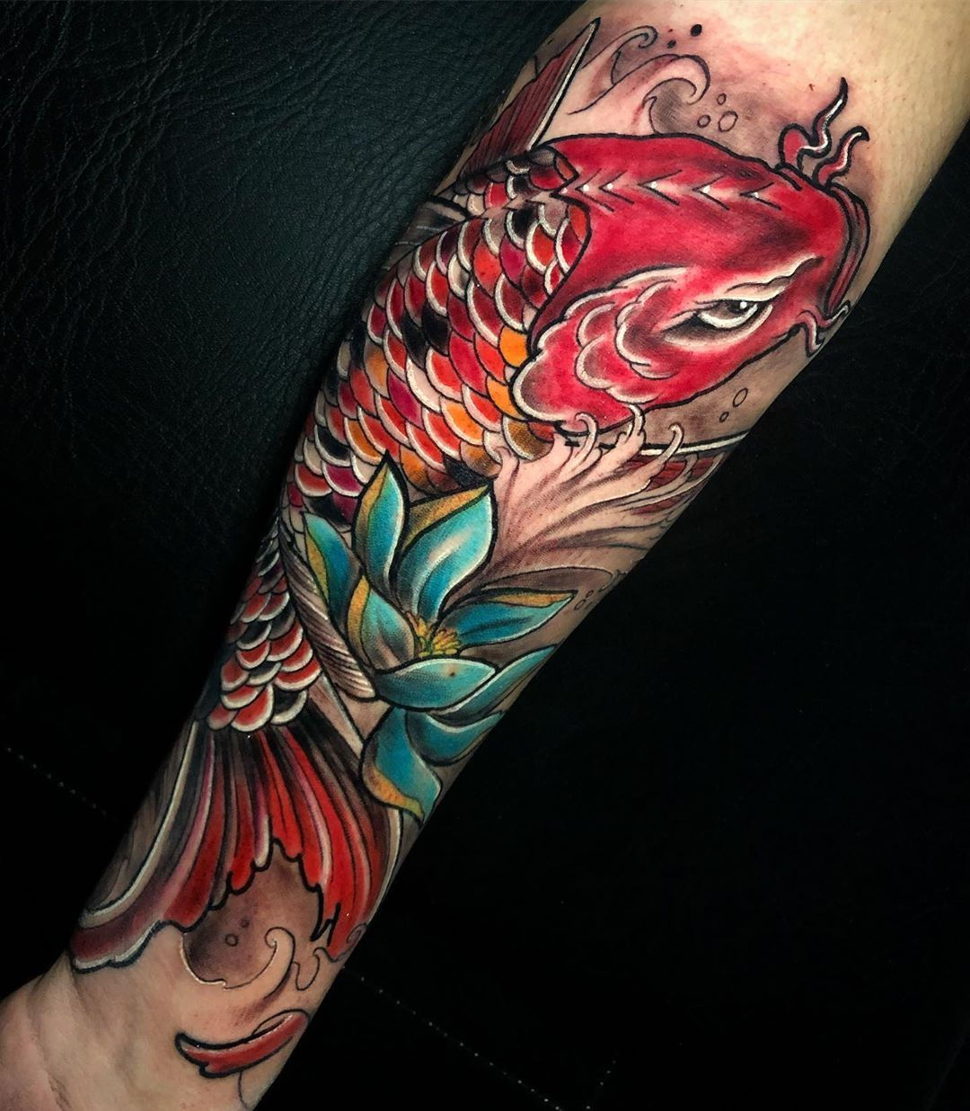 Wallpaper #4177e Half Sleeve Koi Fish Tattoo Chronic Ink
