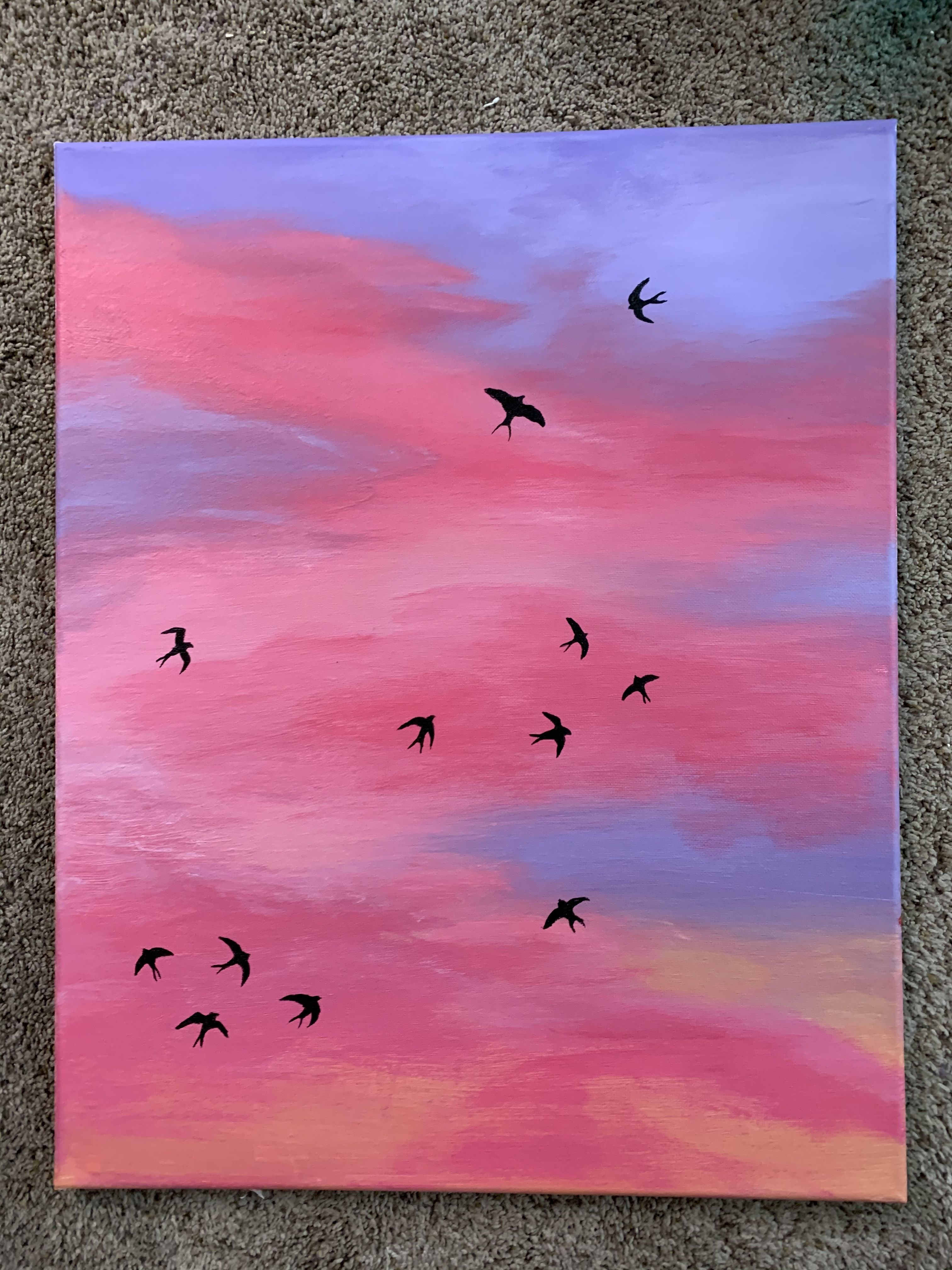 Wallpaper #W2g2IpMBSpphPi3-mTKk220 Sunset Canvas Painting Small Canvas Paintings Canvas Painting Designs