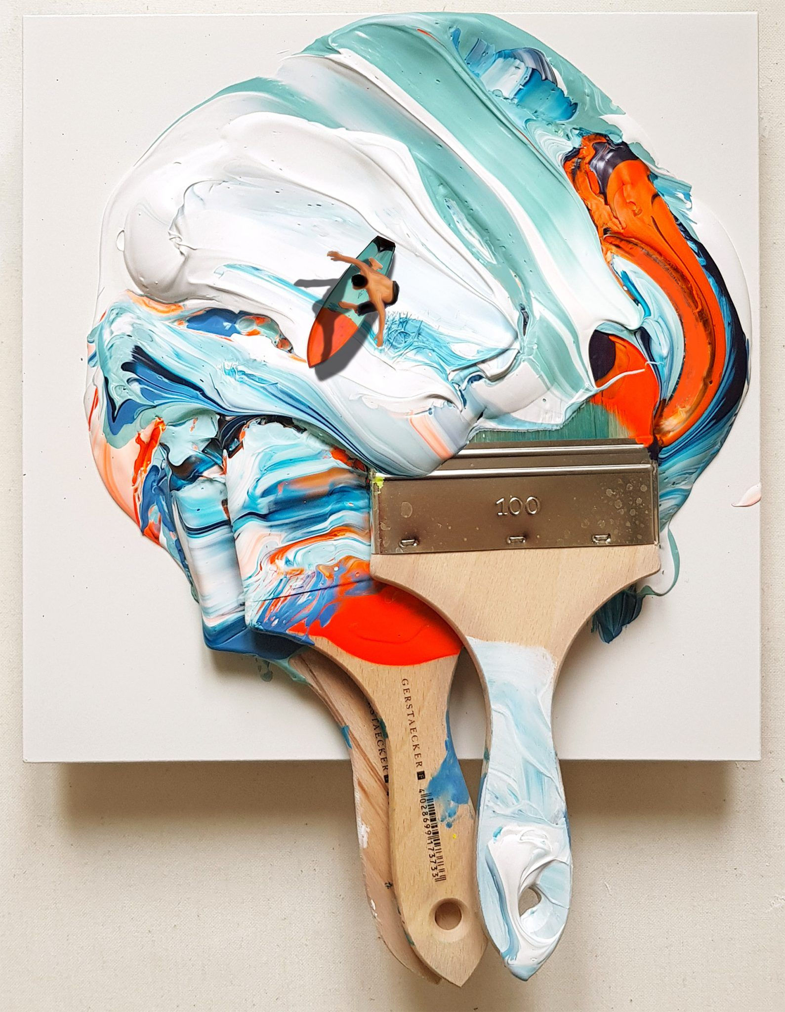 Wallpaper #1GfmC5MBSpphPi3-WtvR11 Amazing Three Dimensional Paintings by Golsa Gochini Daily Design