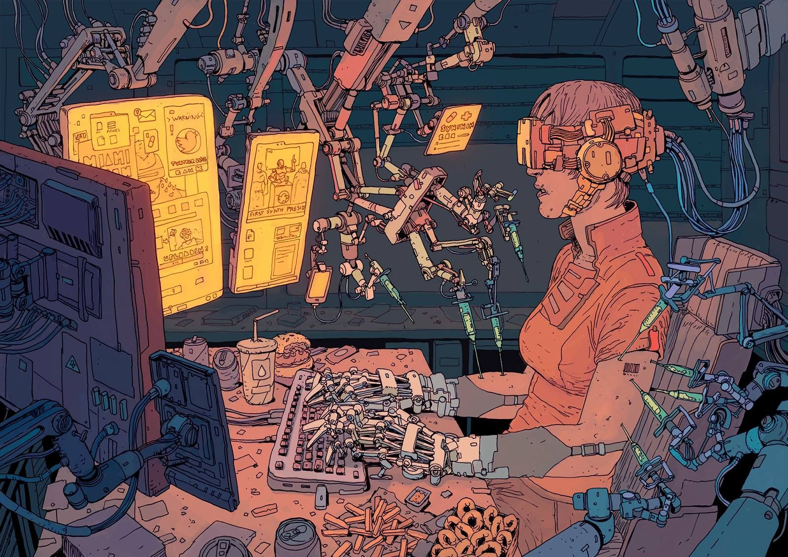 Wallpaper #I6WROJMBVBiSkHCaw440327 By Josan Gonzalez Cyberpunk Art Cyberpunk Aesthetic Cyberpunk