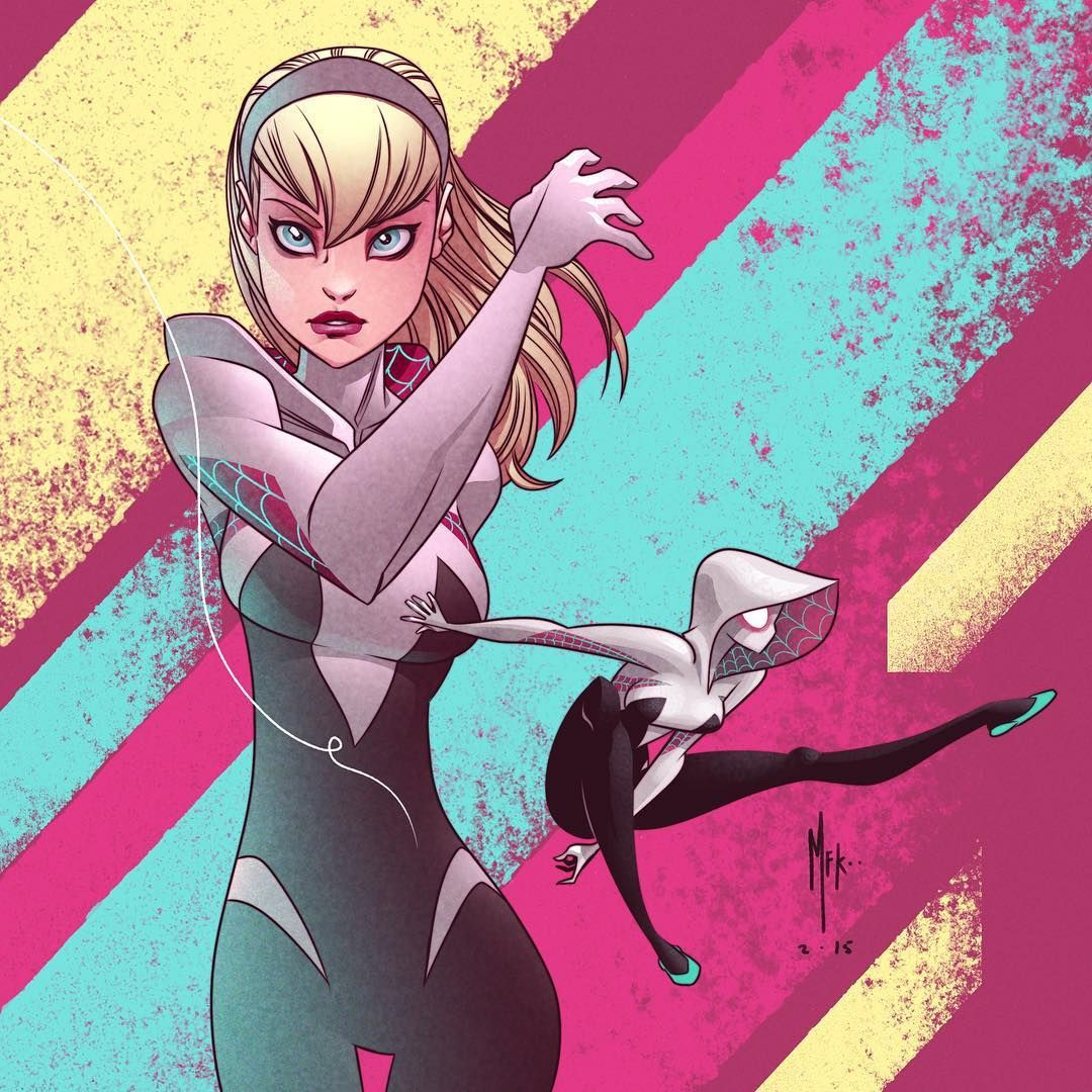 Wallpaper #x_SDOpMBKFX8bn3rH3iq82 Spider Gwen Superhero Comics Marvel Spidergwen Character