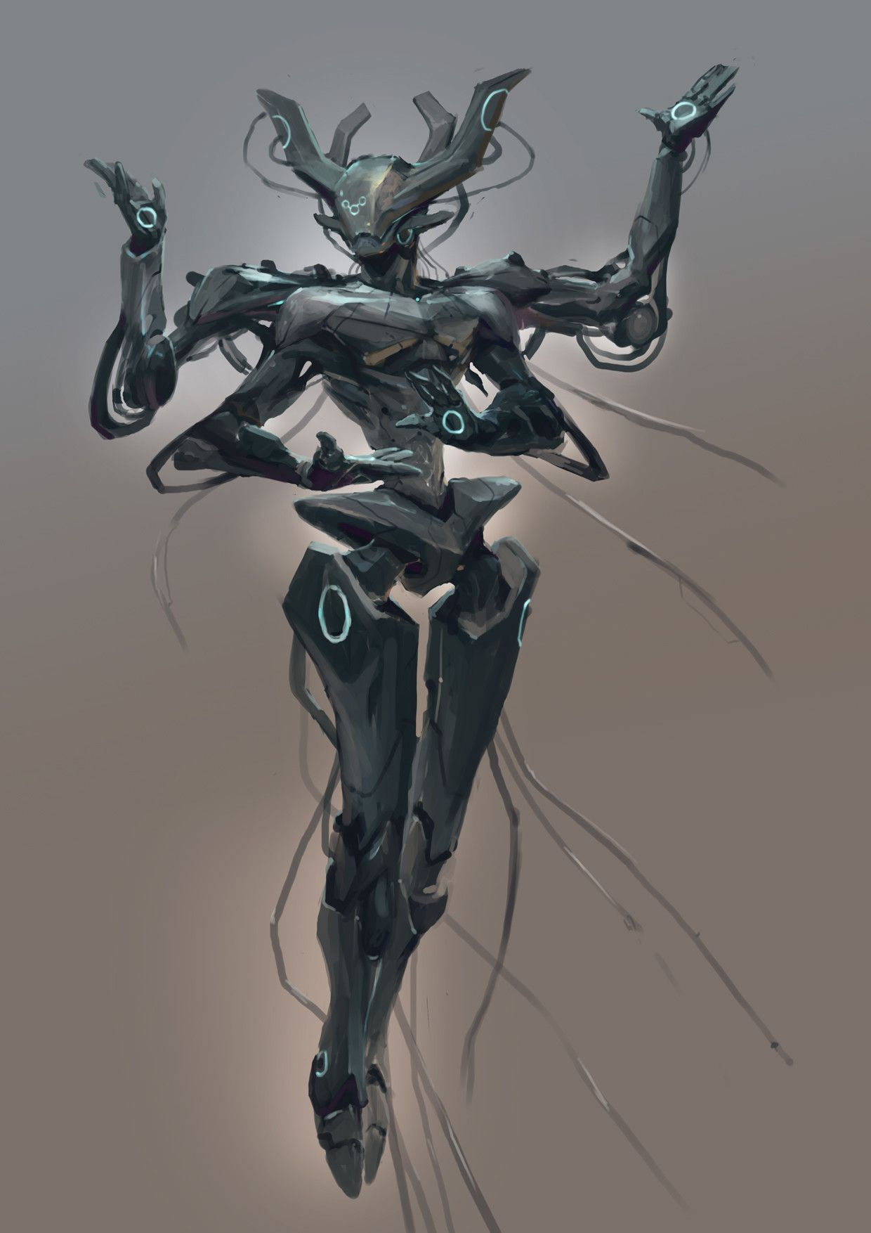 Wallpaper #bmcL-pIBSpphPi3-1o8F212 Artstation Mech Robots Sketchs Thiago Almeida Robot Concept