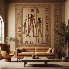 Wallpaper #r7gj2JIBJvJKYCmEhOZY369 Pharaonic Flair in 2024 Restaurant Interior Design Living Room Art
