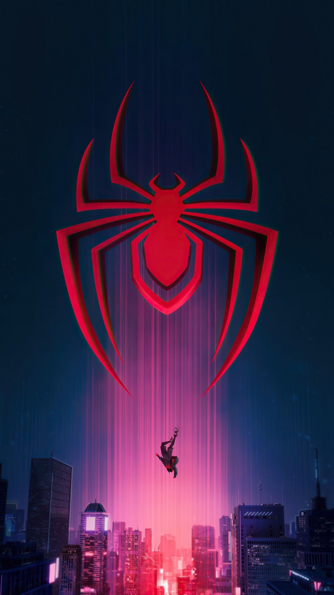 Wallpaper #71iONJMBzN9vxX34CjwK385 Miles Spiderman Spiderman Poster Miles Morales Spiderman Black