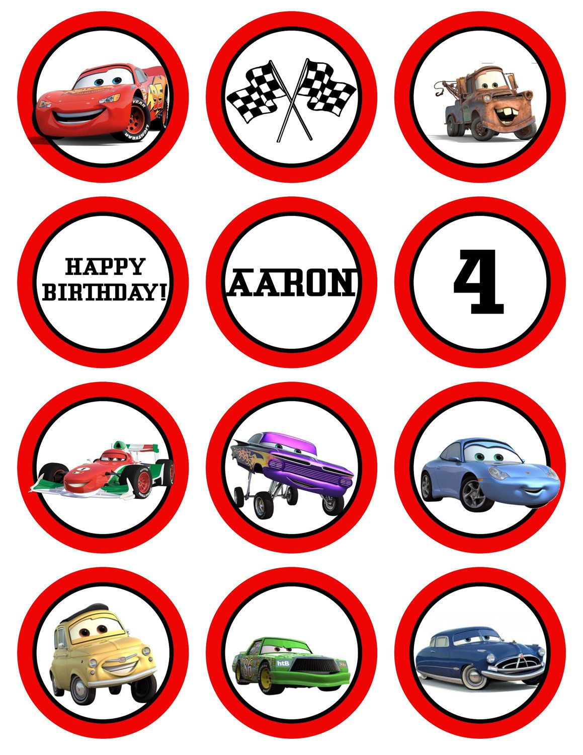 Wallpaper #02c67 Race Cupcake Topper Racecar Toppers Race Toppers Car Etsy