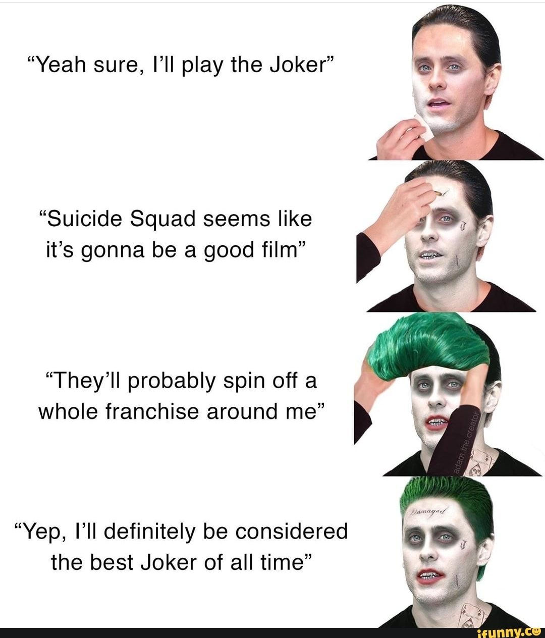 Wallpaper #8xldLo8BtGB6xQ78sJQW56 Yeah Sure Ill Play the Joker Theyll Probably Spin Off a Whole