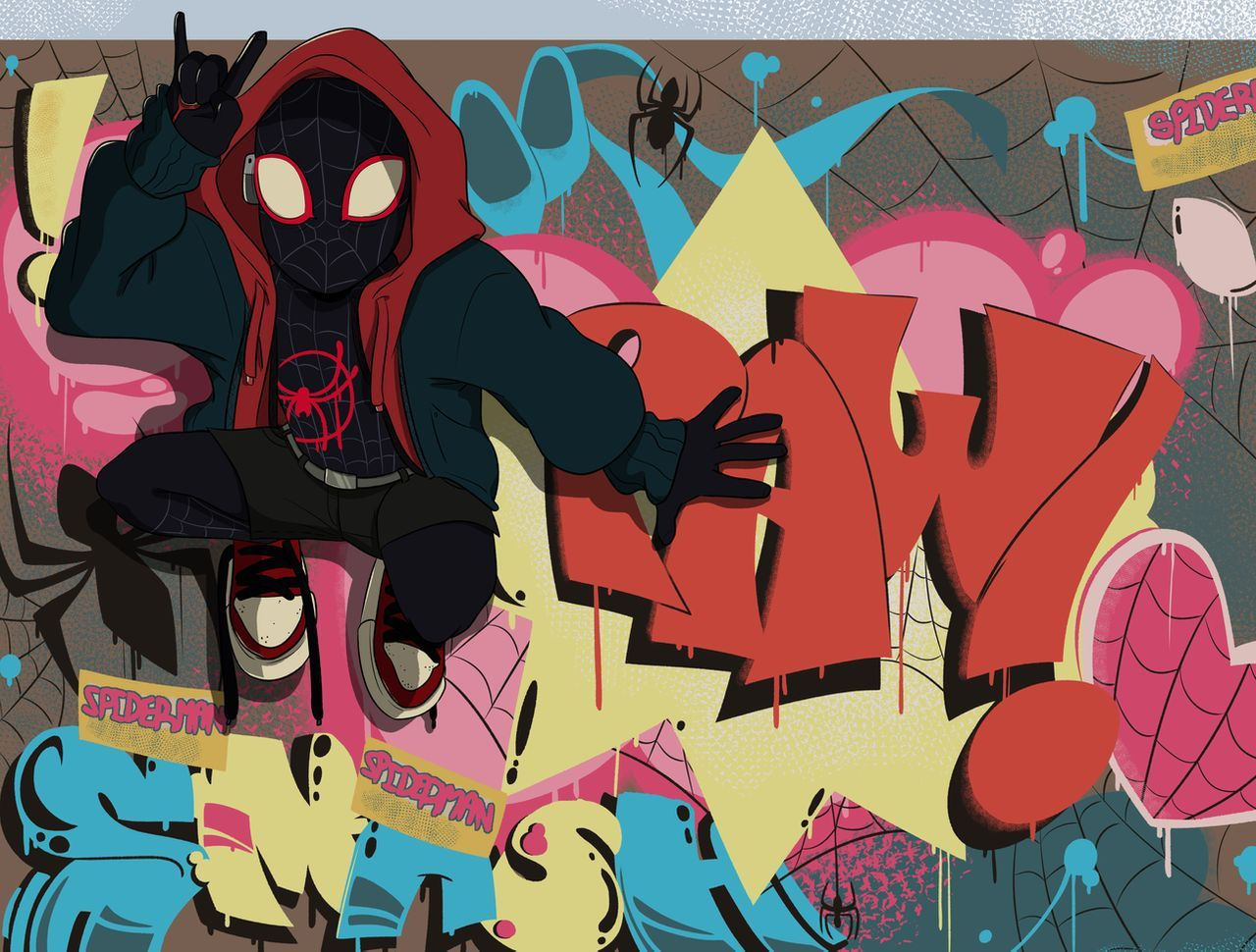 Wallpaper #SRlJBY8BtGB6xQ78IFGO19 Graffiti by Lanxiarts on Deviantart Spiderman Spider Marvel Spiderman