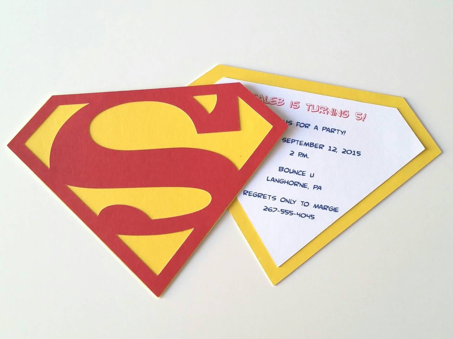 Wallpaper #UDHkNZMB5zzyi_yYPlhx271 Handmade Superman Party Invitation Pack of 10 by Bellybeancards on