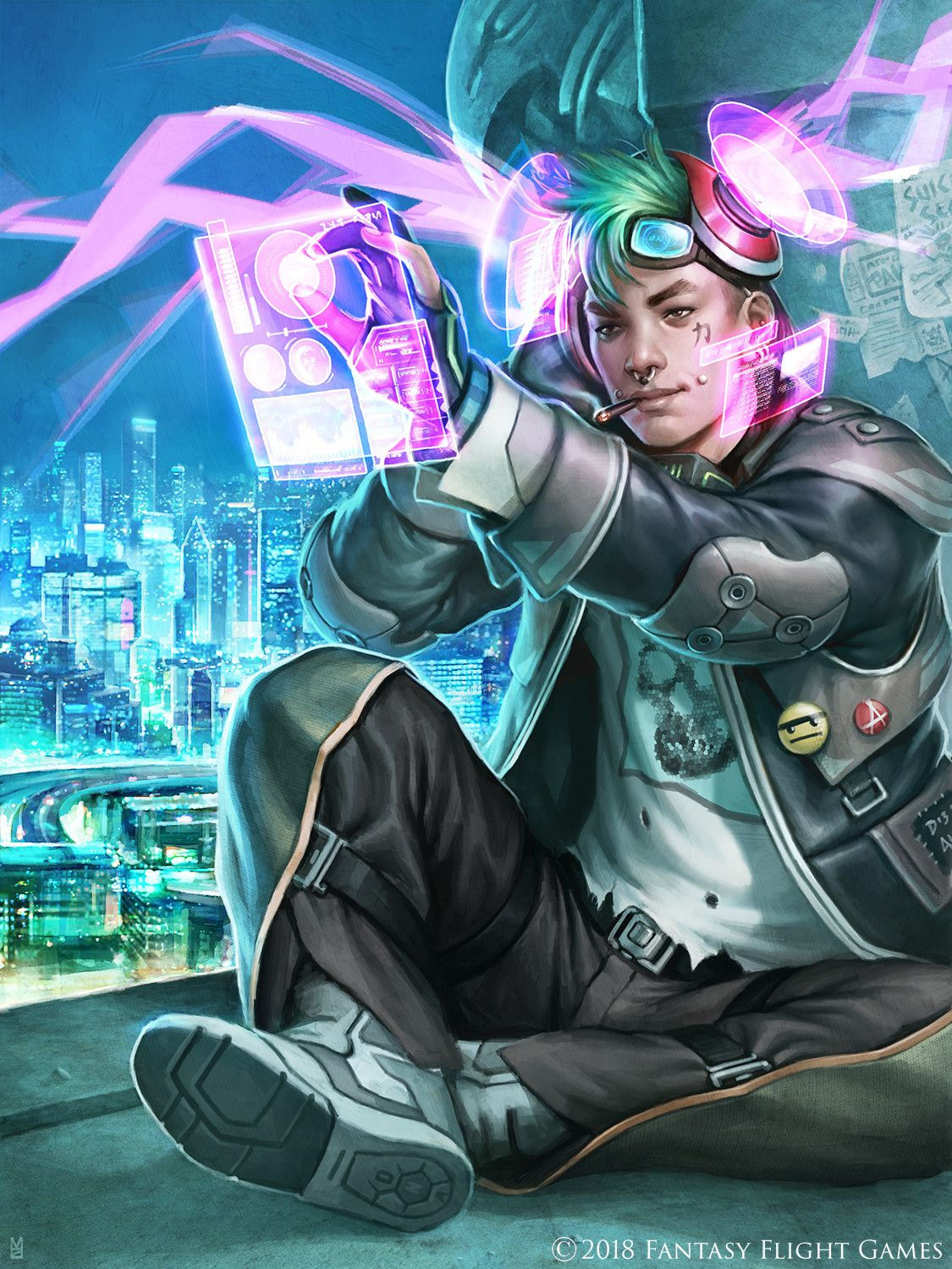 Wallpaper #kBncFo8BtGB6xQ78Nm5q10 Artstation Android Netrunner Noise Hacker Extraordinaire Alt Art