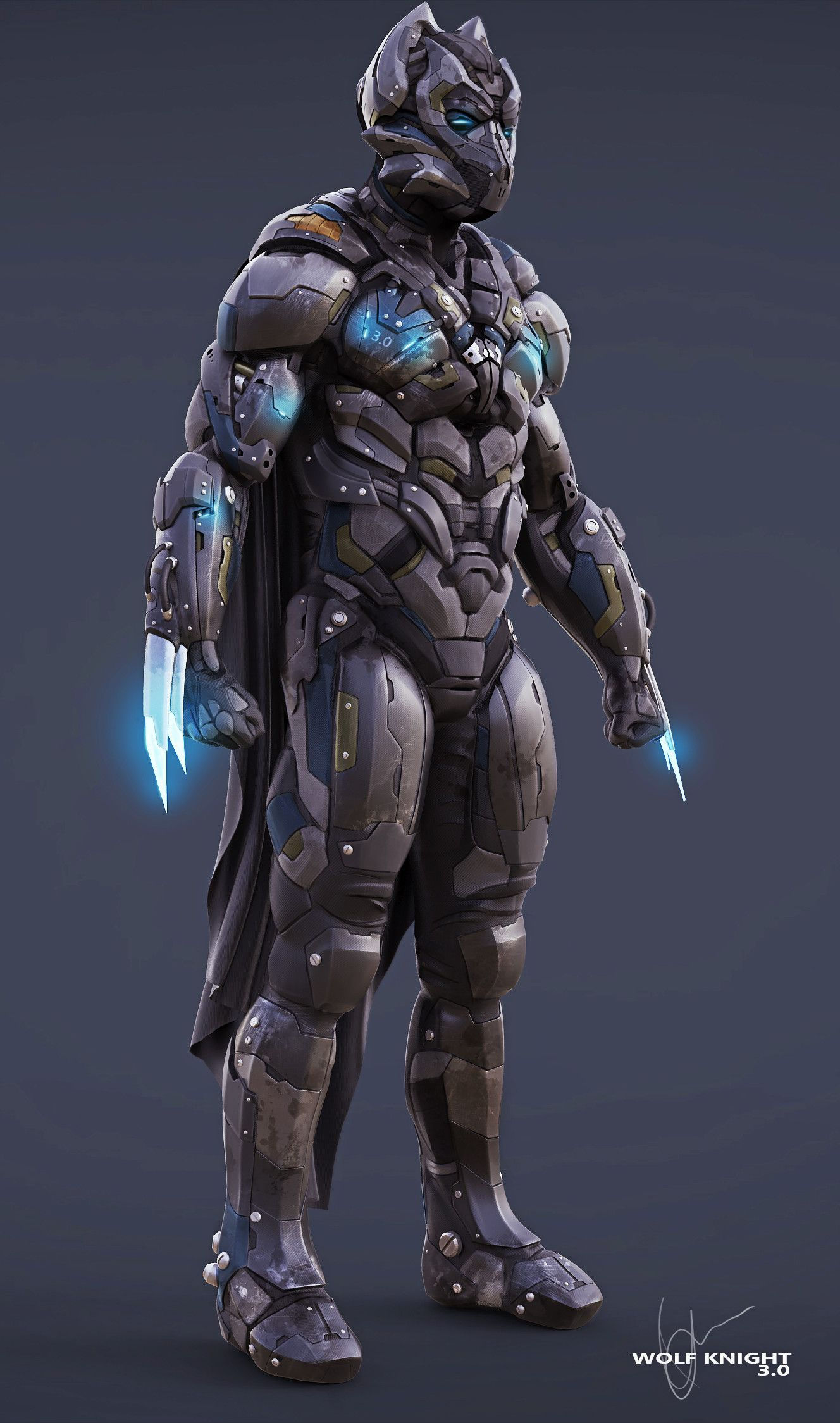 Wallpaper #hn399I4Bnwiau_P6SxF438 Pin by Ruairi on Future Wolf Knight Futuristic Armor Armor Concept