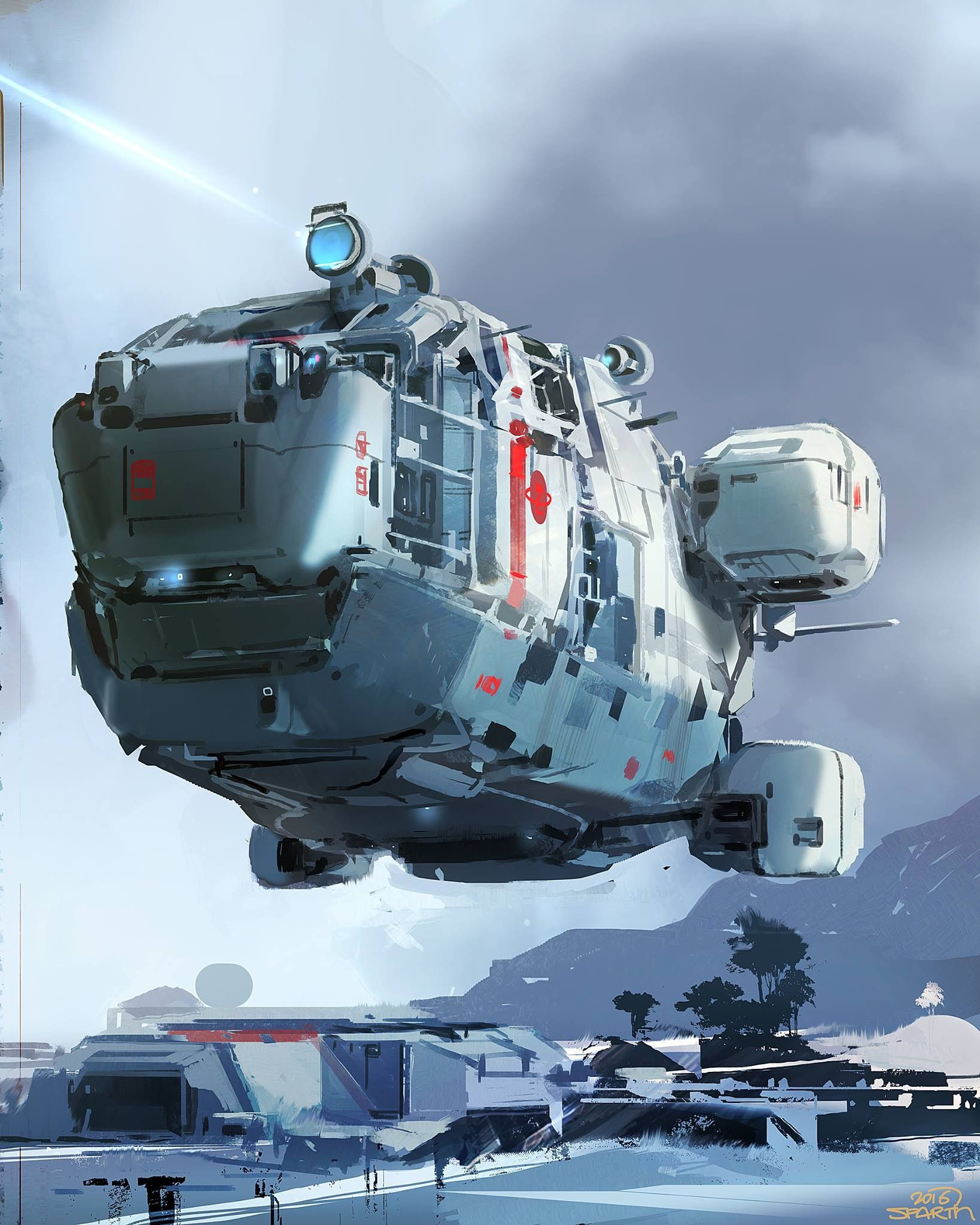Wallpaper #anfAJ5MB-pgBXx60OqcO51 Art by Sparth Space Ship Concept Art Spaceship Concept Spaceship Art