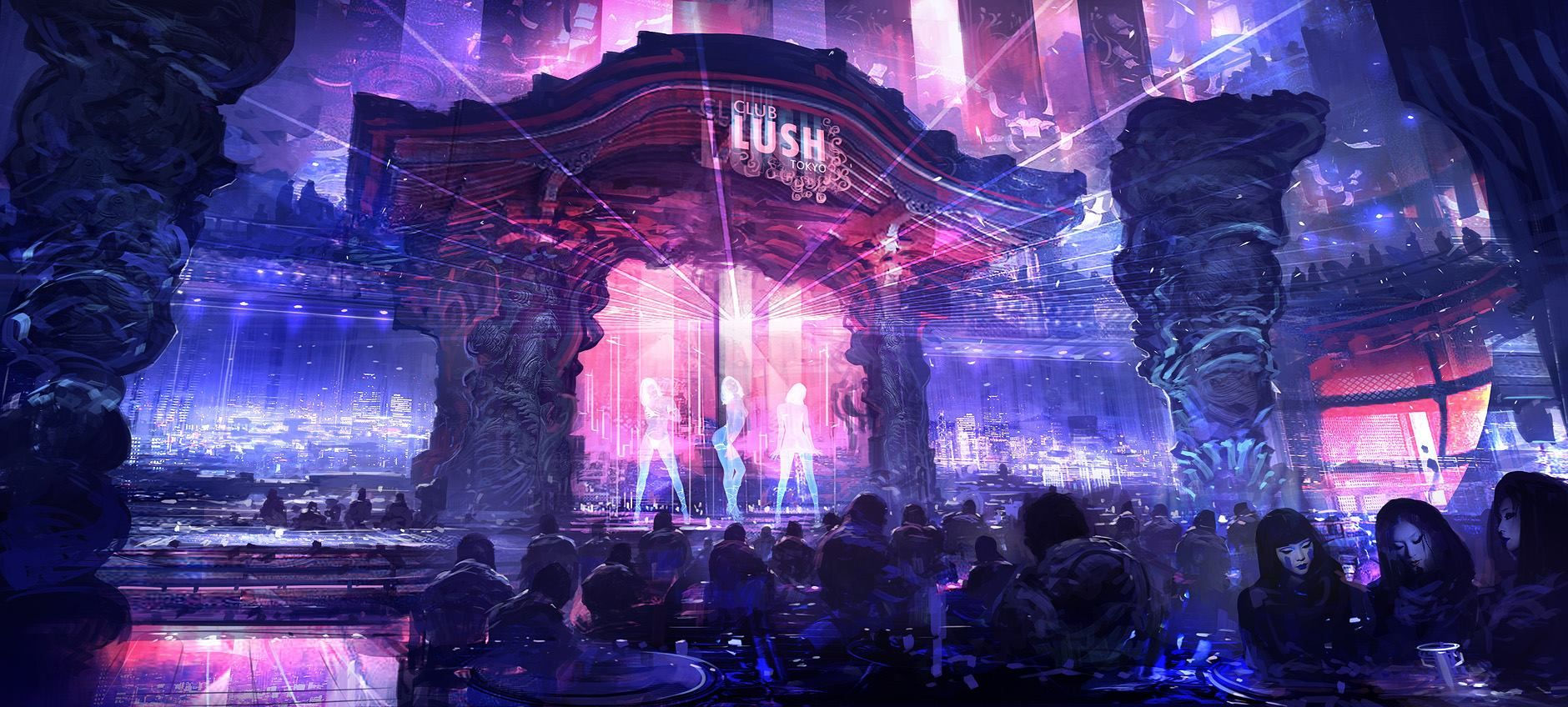 Wallpaper #s30H8o4Bnwiau_P6mwok20 Club Lush Cyberpunk Aesthetic Cyberpunk Cyberpunk City