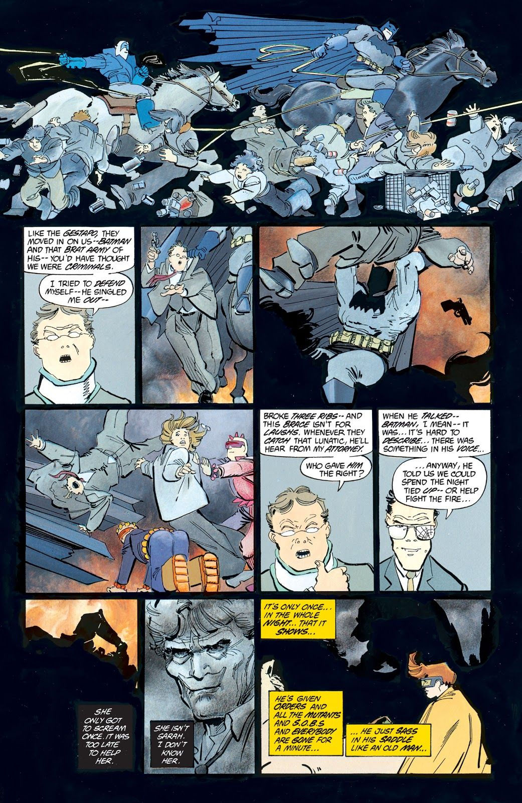 Wallpaper #Px3aLZMBlOZrFDOkMtIa91 Batman the Dark Knight Returns Issue 4 Read Batman the Dark Knight
