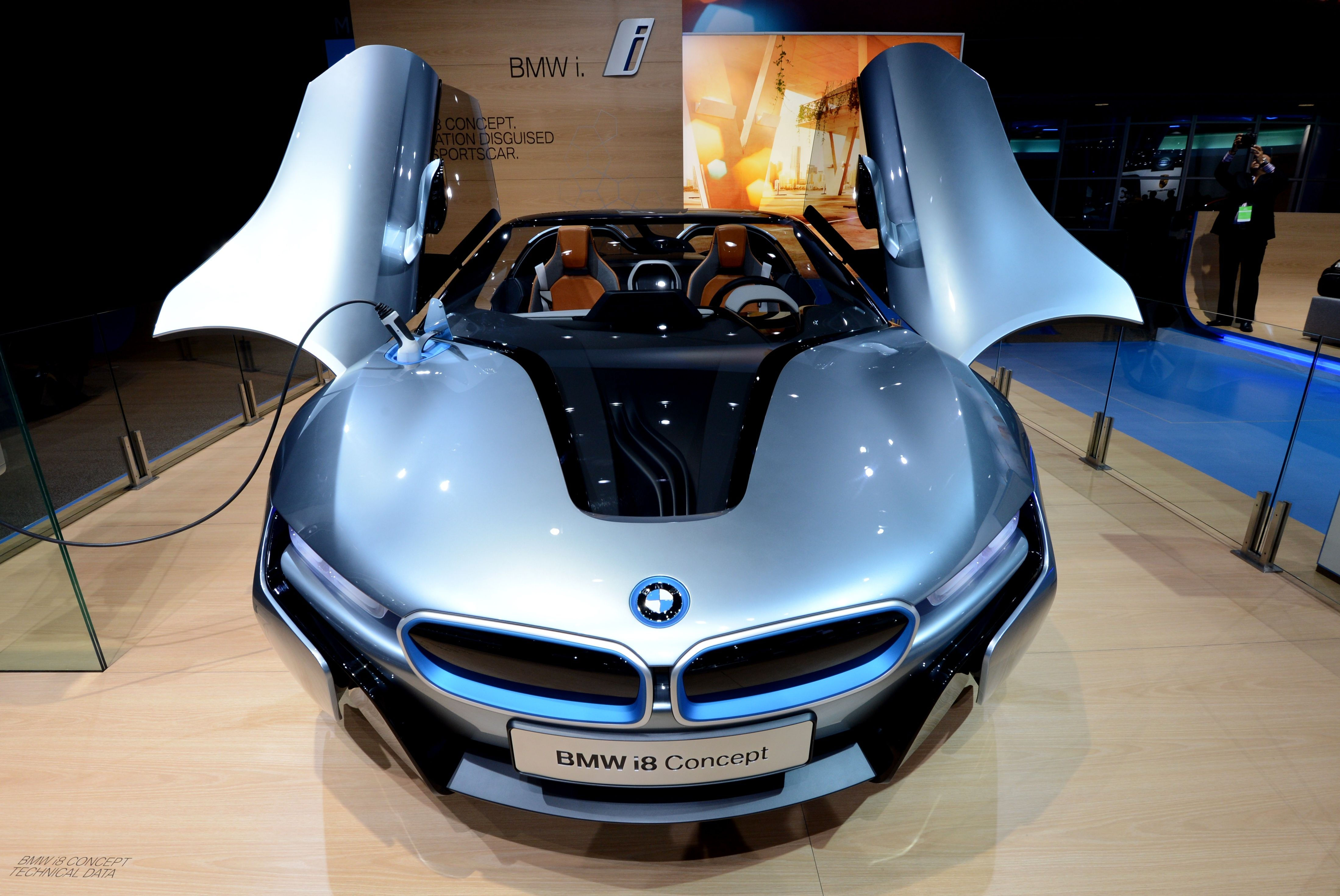Wallpaper #nnNJf44BFI5NbQksqhdq36 BMW i8 Electric Concept Car BMW Supercar Concept Cars Sports Cars