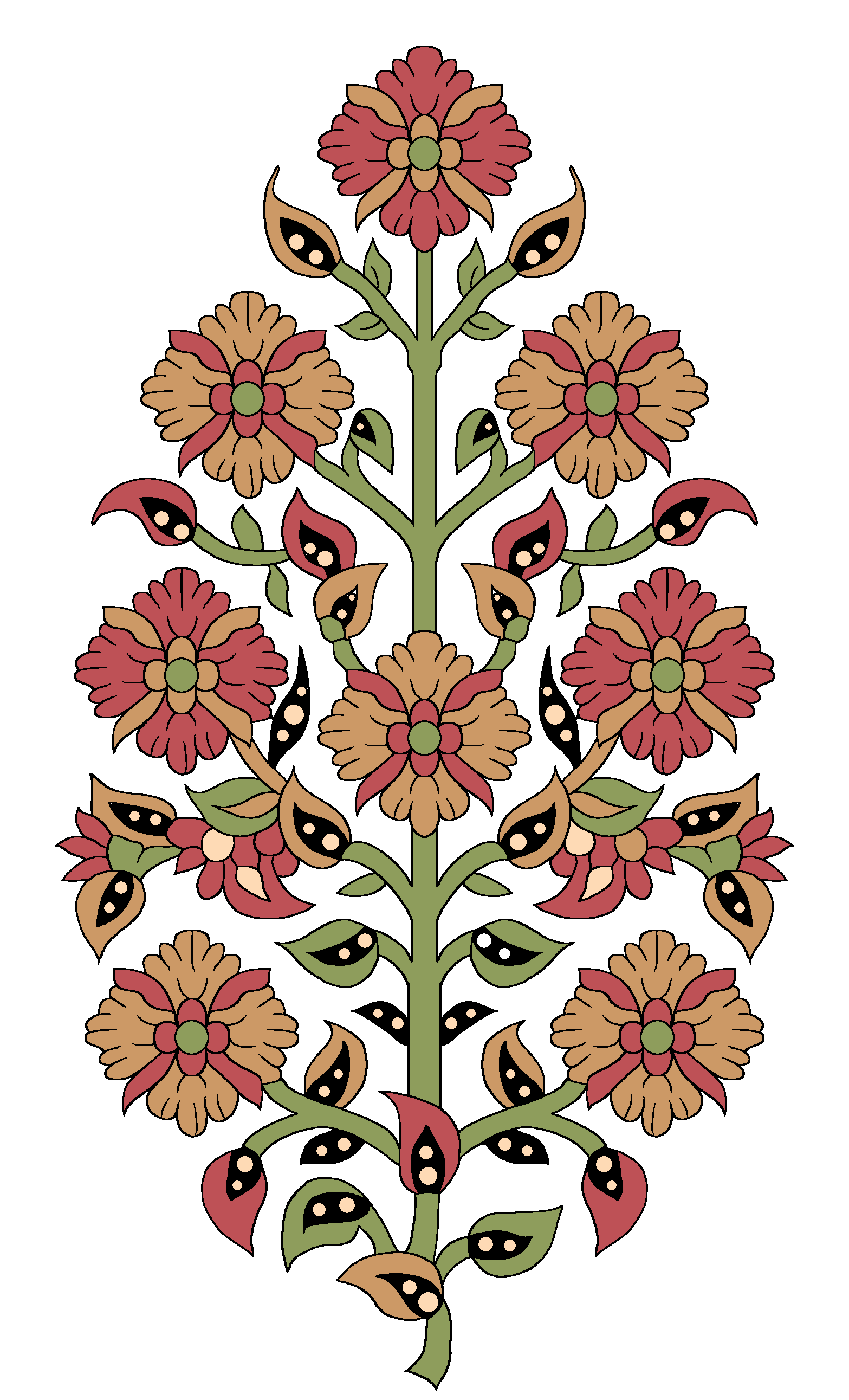 Wallpaper #pWfB7pIBSpphPi3-dF4W78 Multi Color Motif Fiori Tappeti