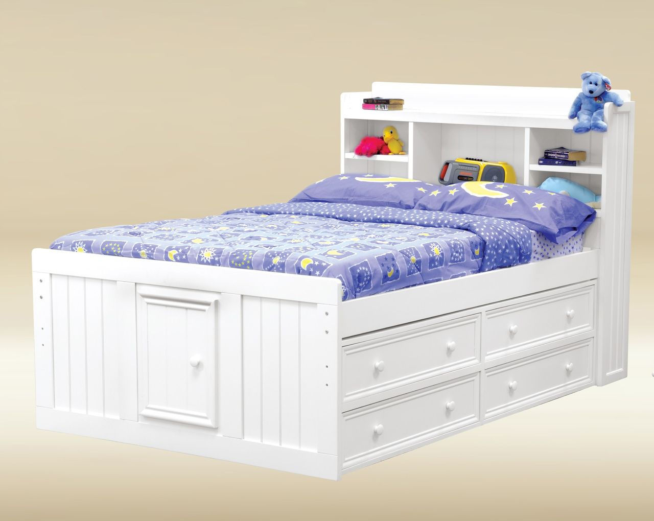 Wallpaper #GmjXGZMBSpphPi3-HRkv380 Ocfurniture Toledo White Full Size Captains Bed 81200 Captains