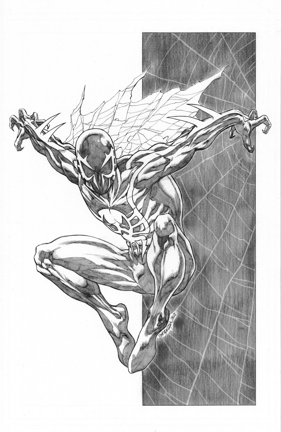Wallpaper #IxlyE48BtGB6xQ78LWZB33 Spider Men Series Spider Man 2099 by Sheldongohdeviantartcom on
