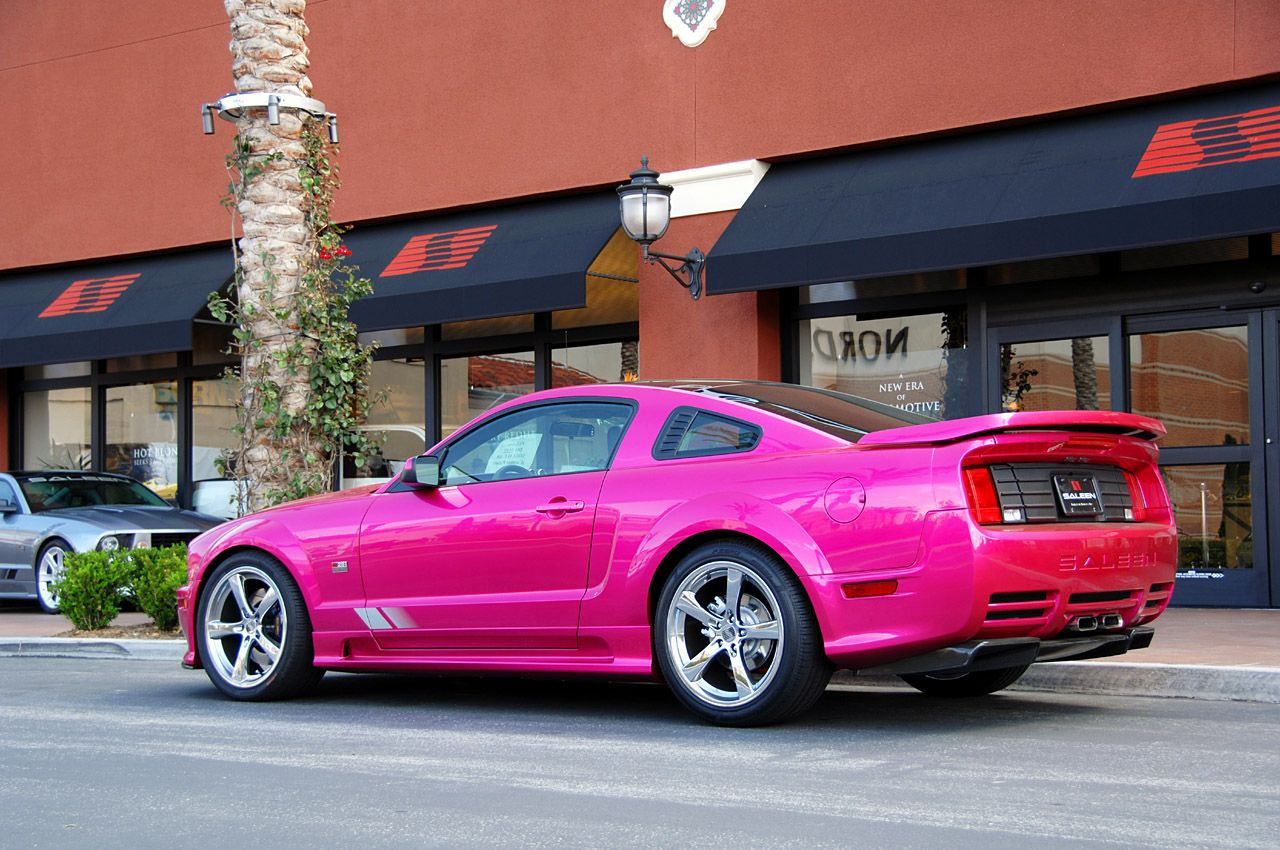 Wallpaper #41D04 Modified and Customized Pink Ford Mustang Stock Photo Alamy