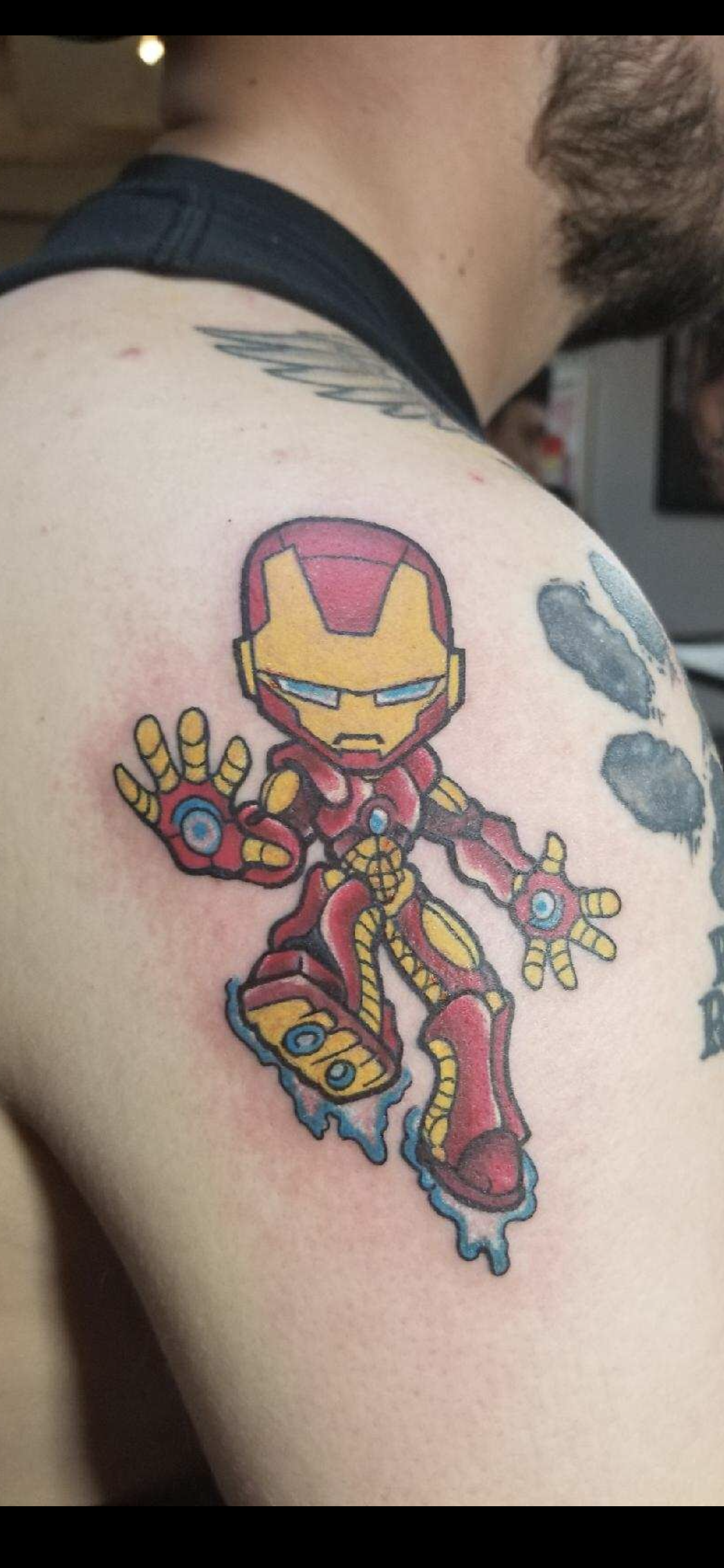 Wallpaper #WmfL85IBSpphPi3-m3cg21 Iron Man Tattoo Marvel Avengers with Images Iron Man Tattoo