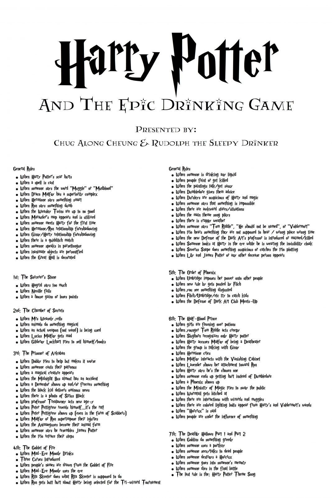 Wallpaper #Lv8aZ5MB3lSXT3zUROKT382 Harry Potter Drinking Games Simply Potter Harry Potter Drinking