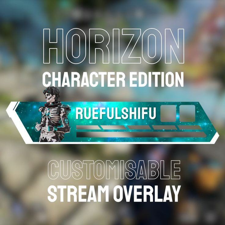 Wallpaper #pJwd45IBZHQxiYarx8Ob187 Animated Customisable Horizon Banner Apex Legends Health Bar Overlay