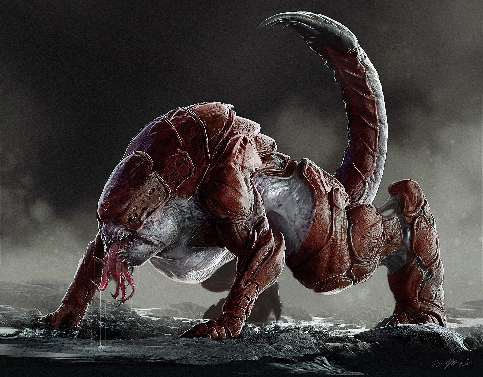 Wallpaper #6WgjJJMBSpphPi3-6Te218 Pin by Corey Change on Xenos Monster Concept Art Creature Concept