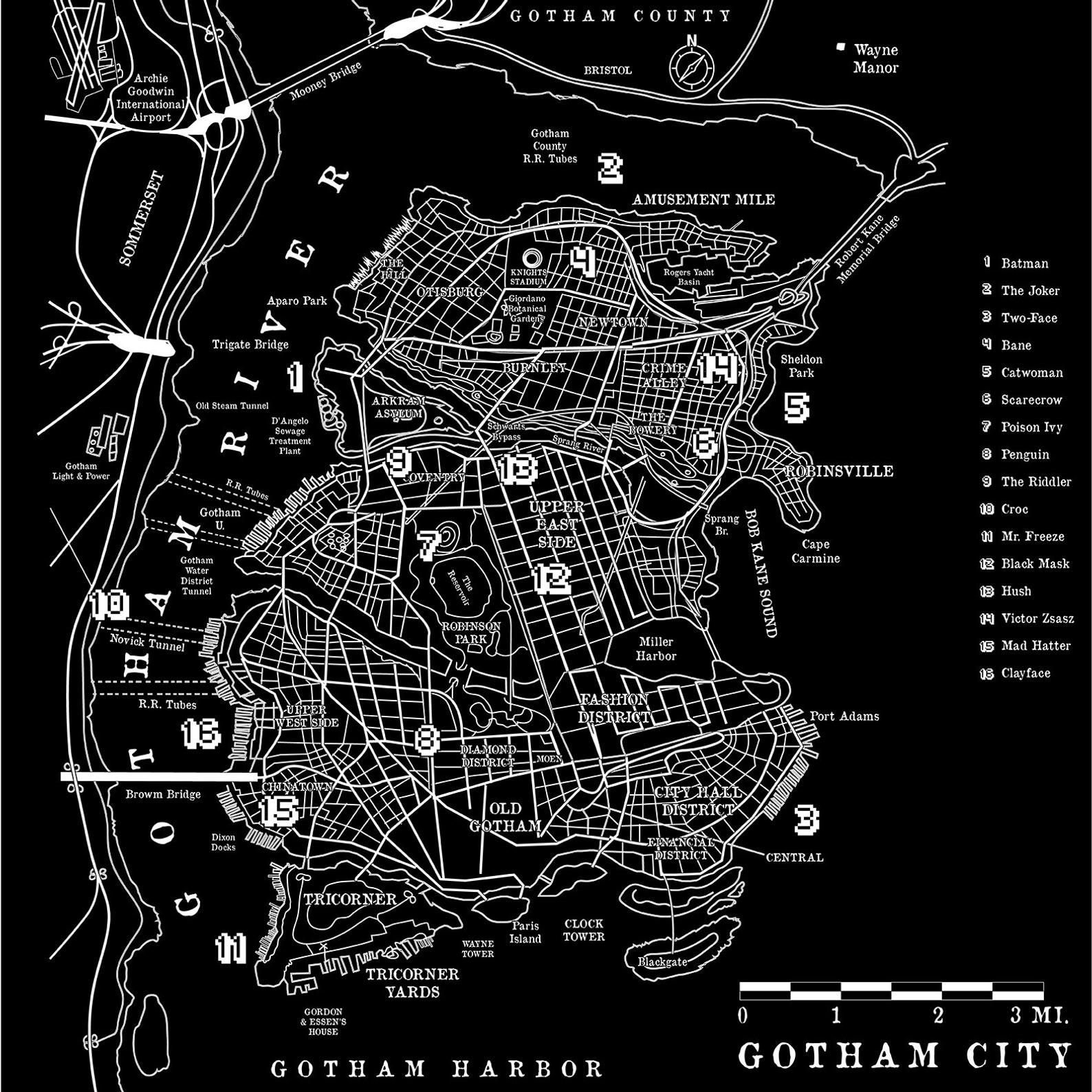 Wallpaper #0TMlM5MBcgDP3FvJLqns64 Metropolis and Gotham City Map