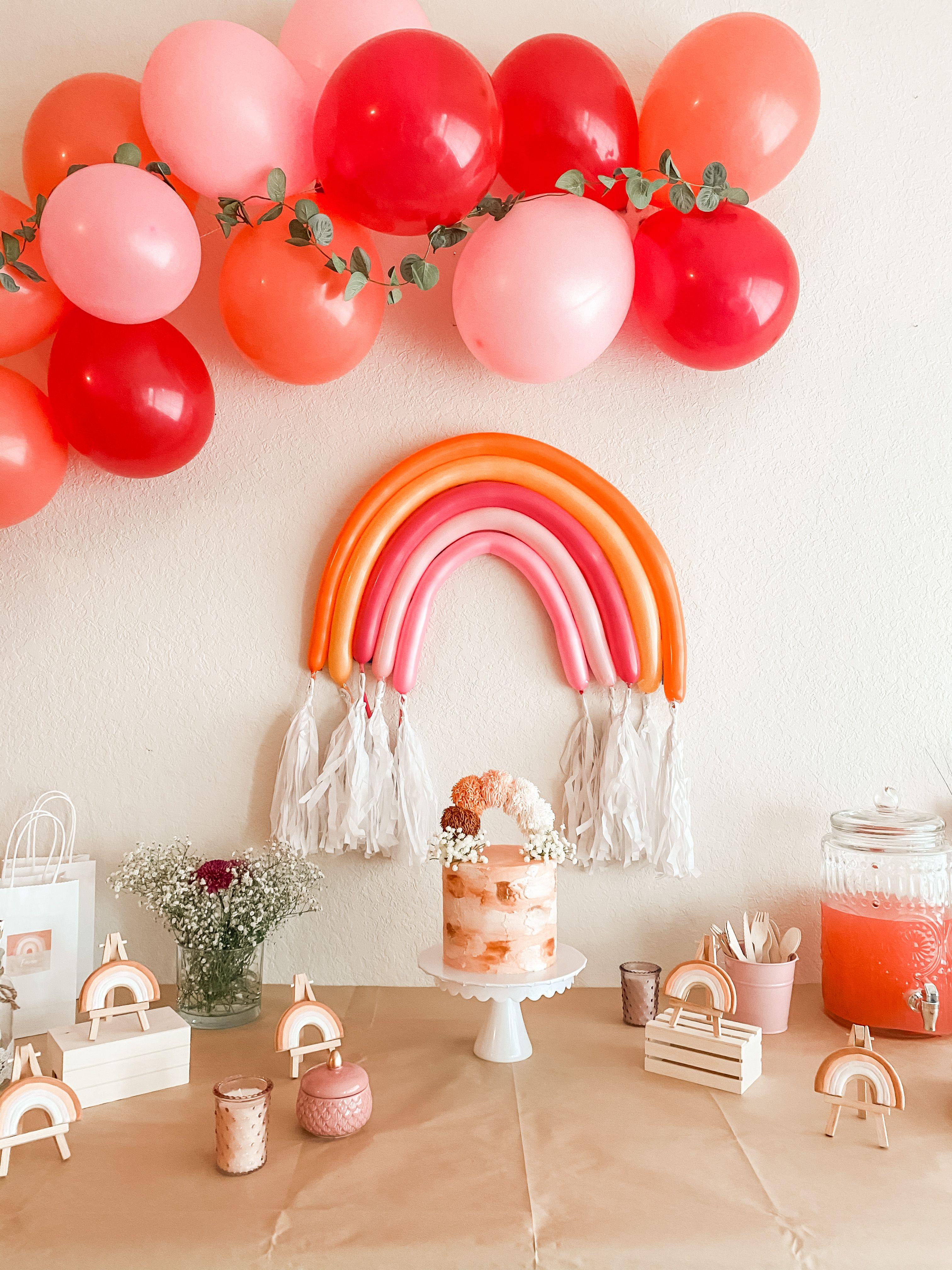 Wallpaper #b3199 Boho Rainbow Birthday Party Happy Birthday Rainbow Party Decorations