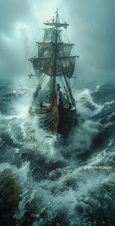 Wallpaper #5JxX4pIBZHQxiYari78Z362 Pin by a K on Random Collection in 2024 Sailing Art Ghost Ship Art