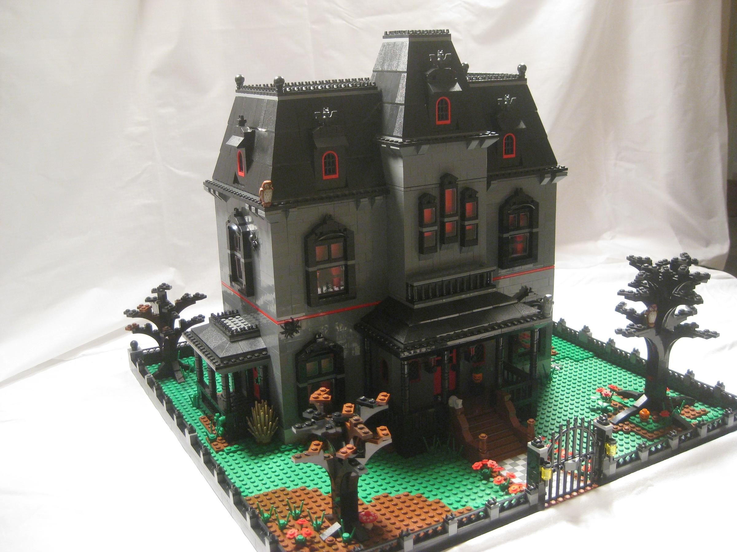 Wallpaper #VaeZMpMBlSzal8H1uNvY110 Haunted Mansion Lego Haunted House Lego Halloween Lego House