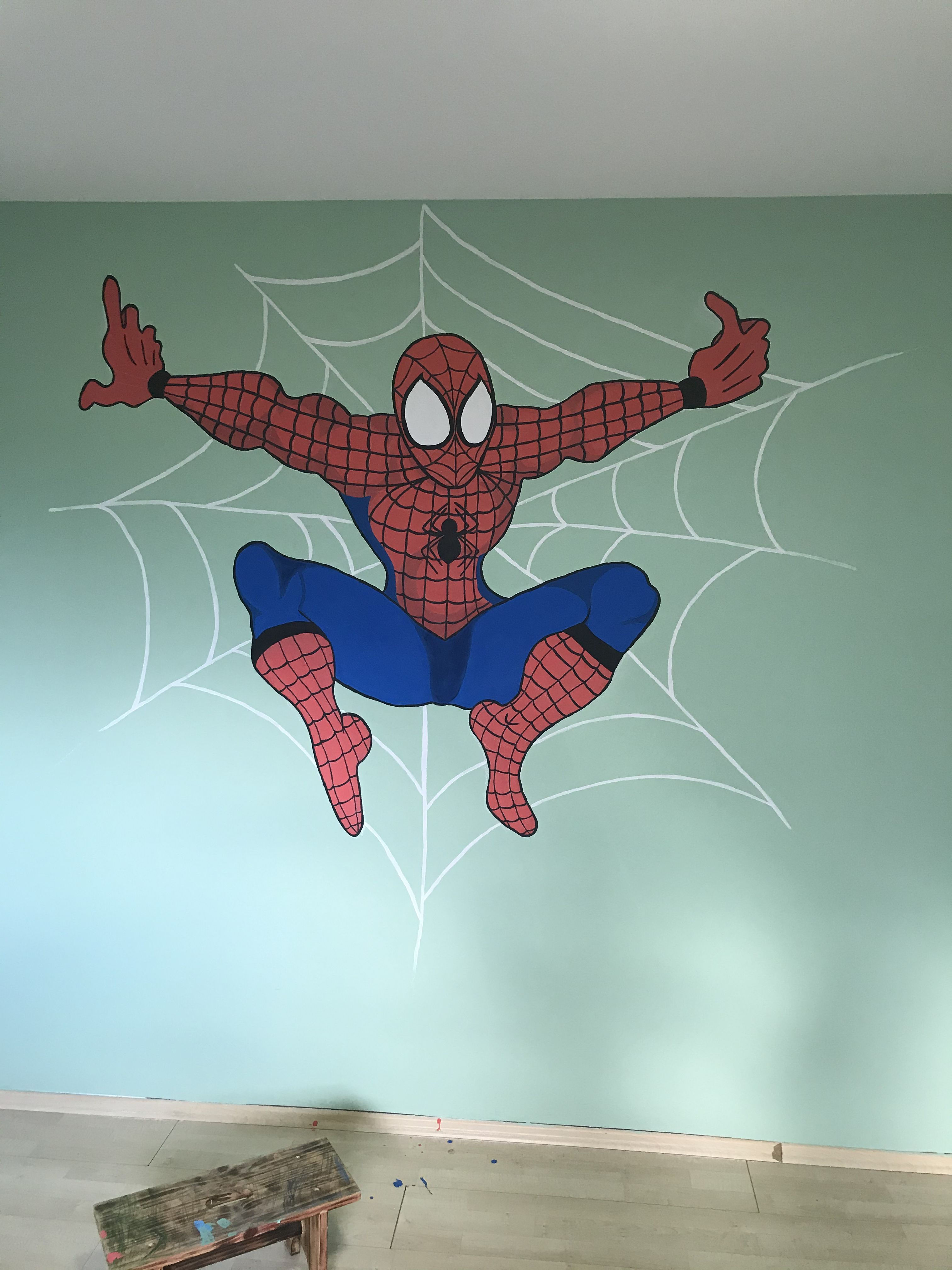 Wallpaper #EGiVFpMBSpphPi3-6QxI51 Spiderman Mural Spiderman Wall Art Wall Drawing Spiderman Drawing