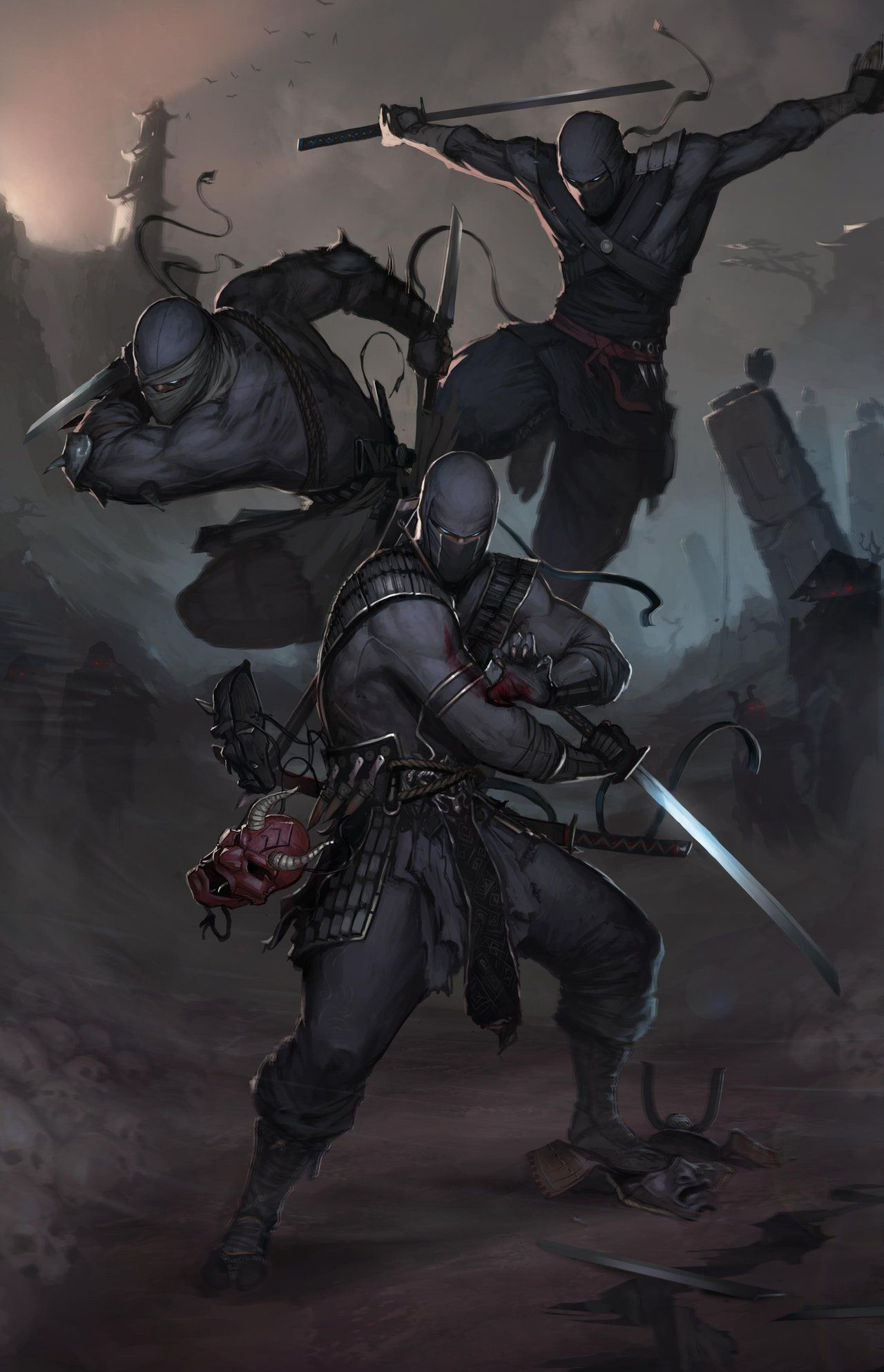Wallpaper #ufvug5cBx-Hc5Y201a7E108 People Pt 2 Ninja Art Samurai Art Fantasy Art