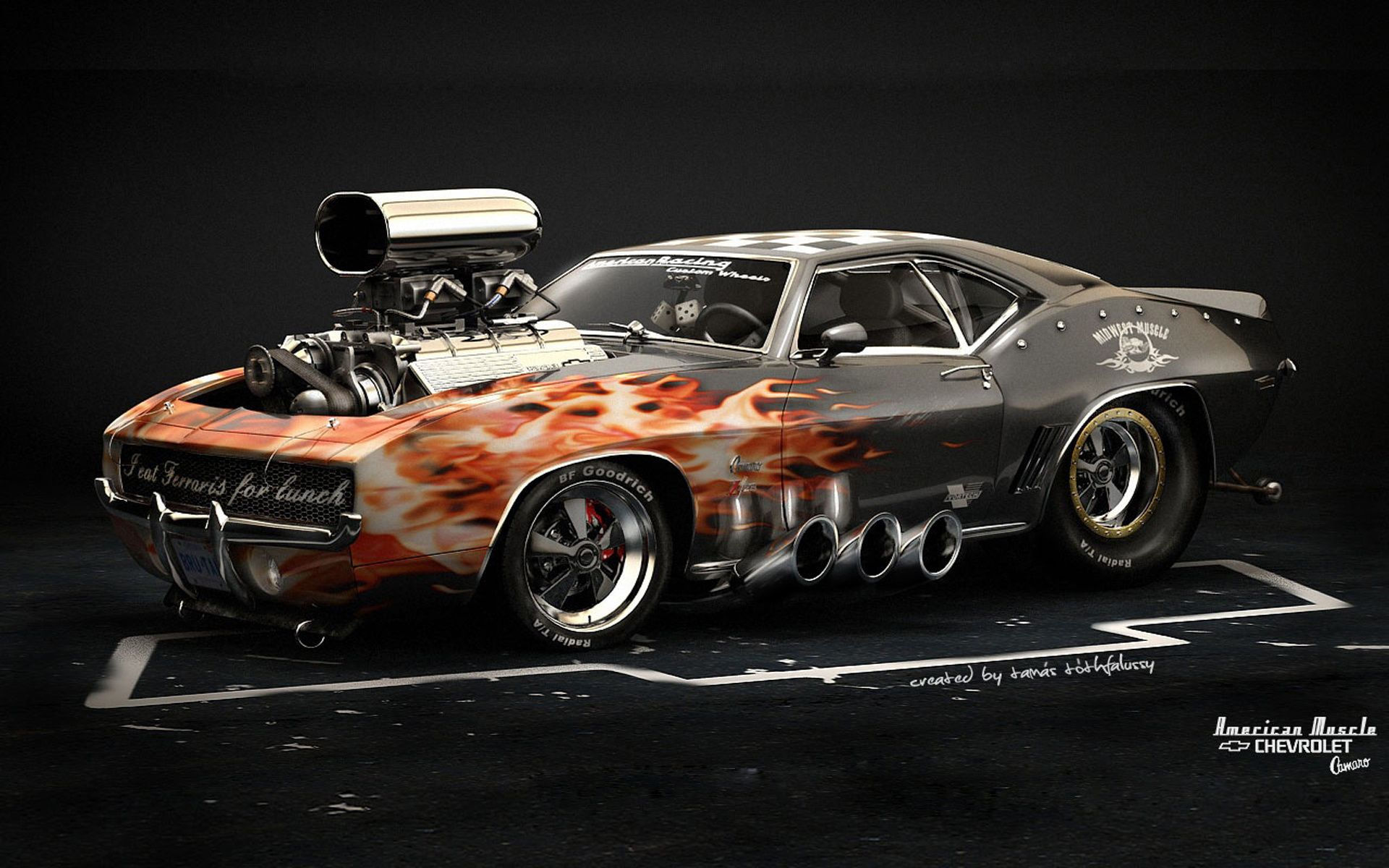Wallpaper #DXQLx44B_8f4nGFaG3LQ12 Brand New HD Unused Pics Chevrolet Camaro 1969 Hot Rod American