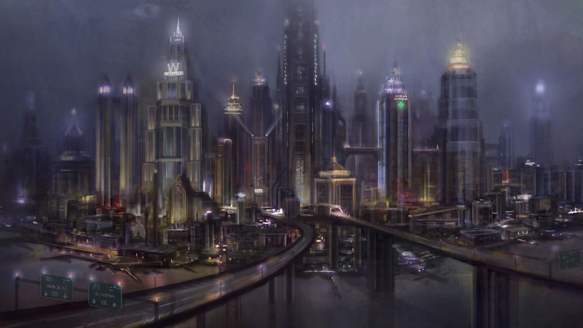 Wallpaper #Bhl1HY8BtGB6xQ78i3fb55 Gotham City Art Buscar Con Google Gotham New York Gotham City