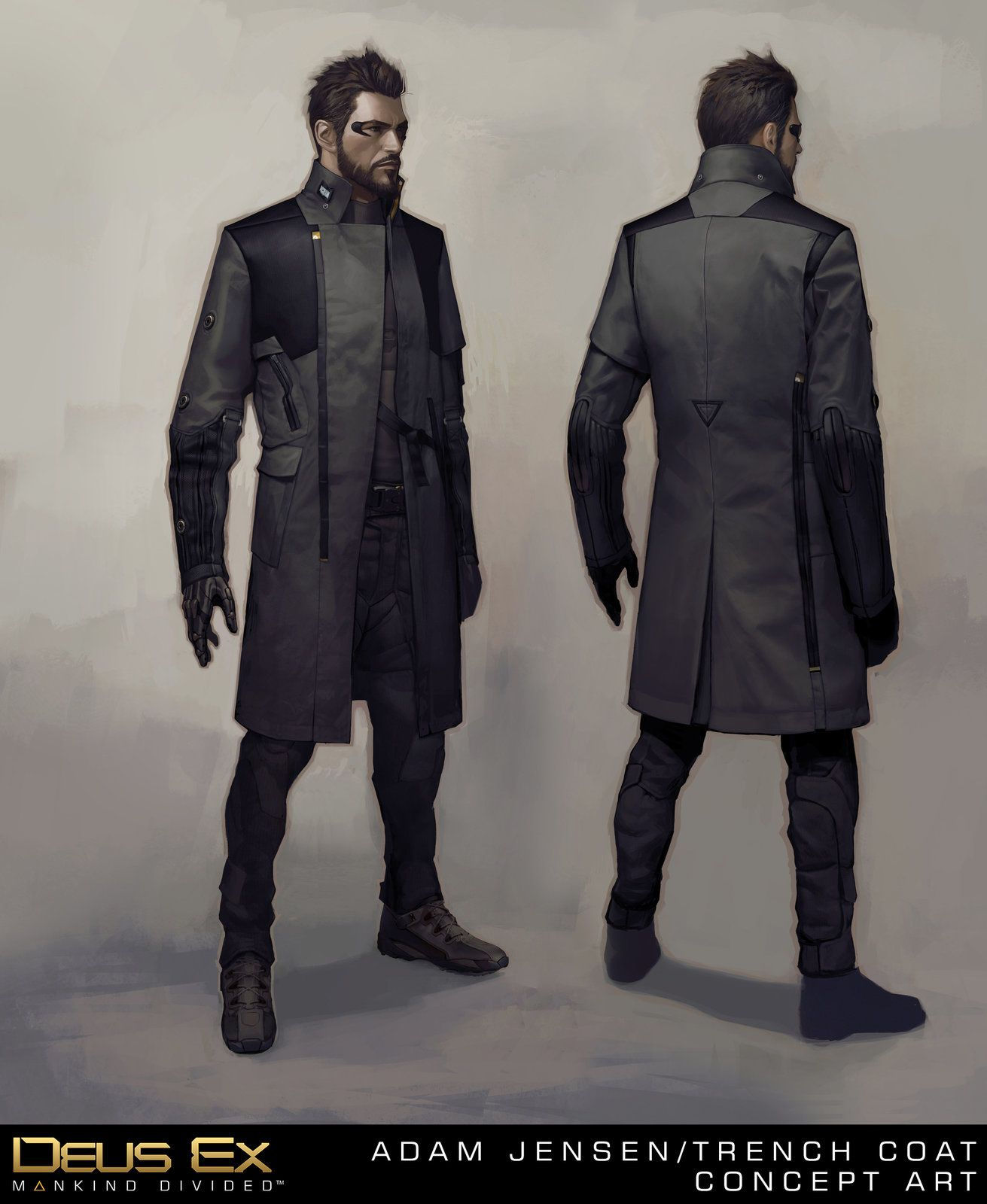 Wallpaper #M0XVjo4B7YBJg1BVMp1i27 Adam Jensens New Coat Frederic Bennett Cyberpunk Character