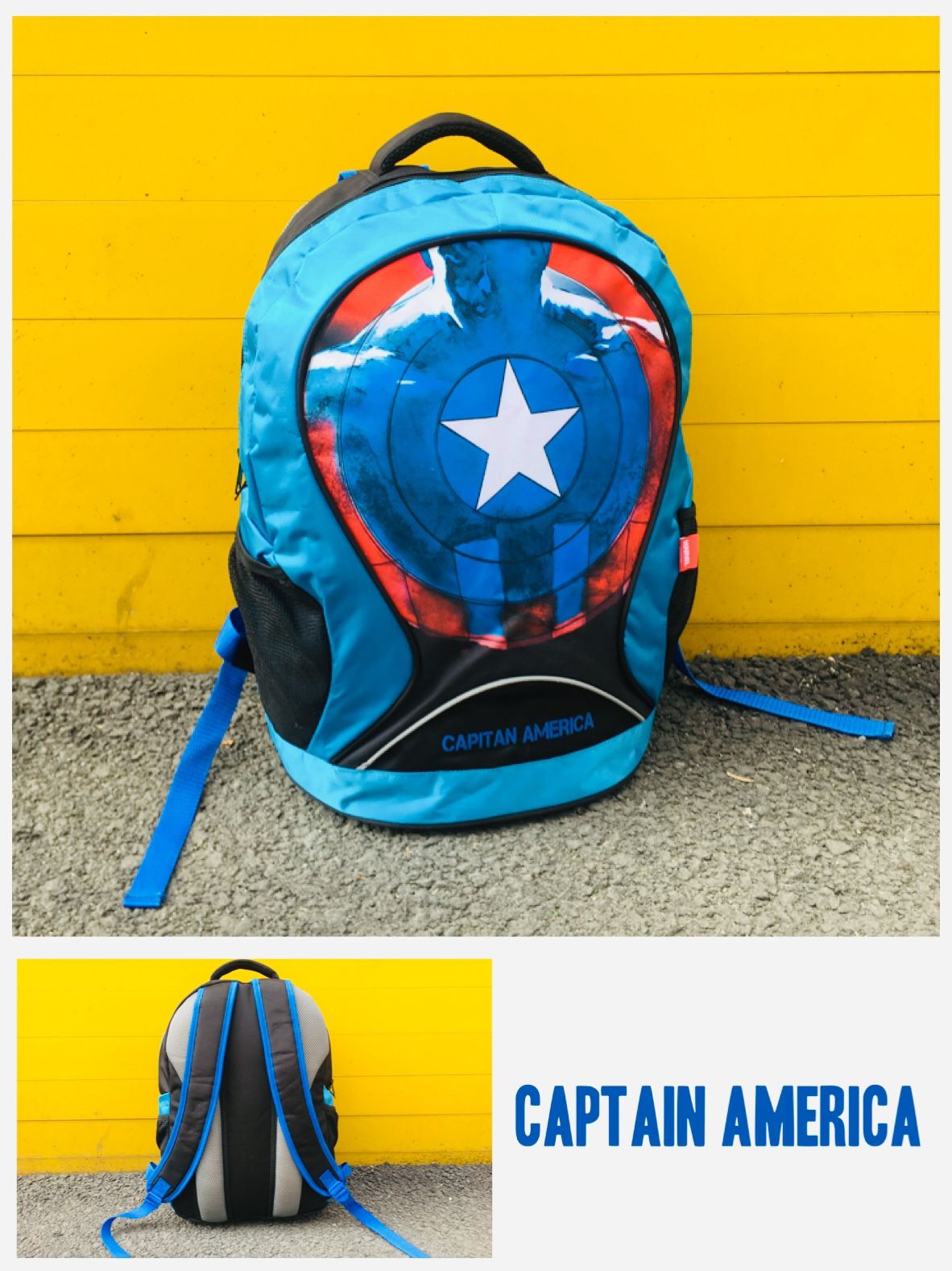 Wallpaper #wjGzNZMB5zzyi_yY0Fcl341 Awesome Cool Disney Captain America Backpack Padded Shoulder Straps