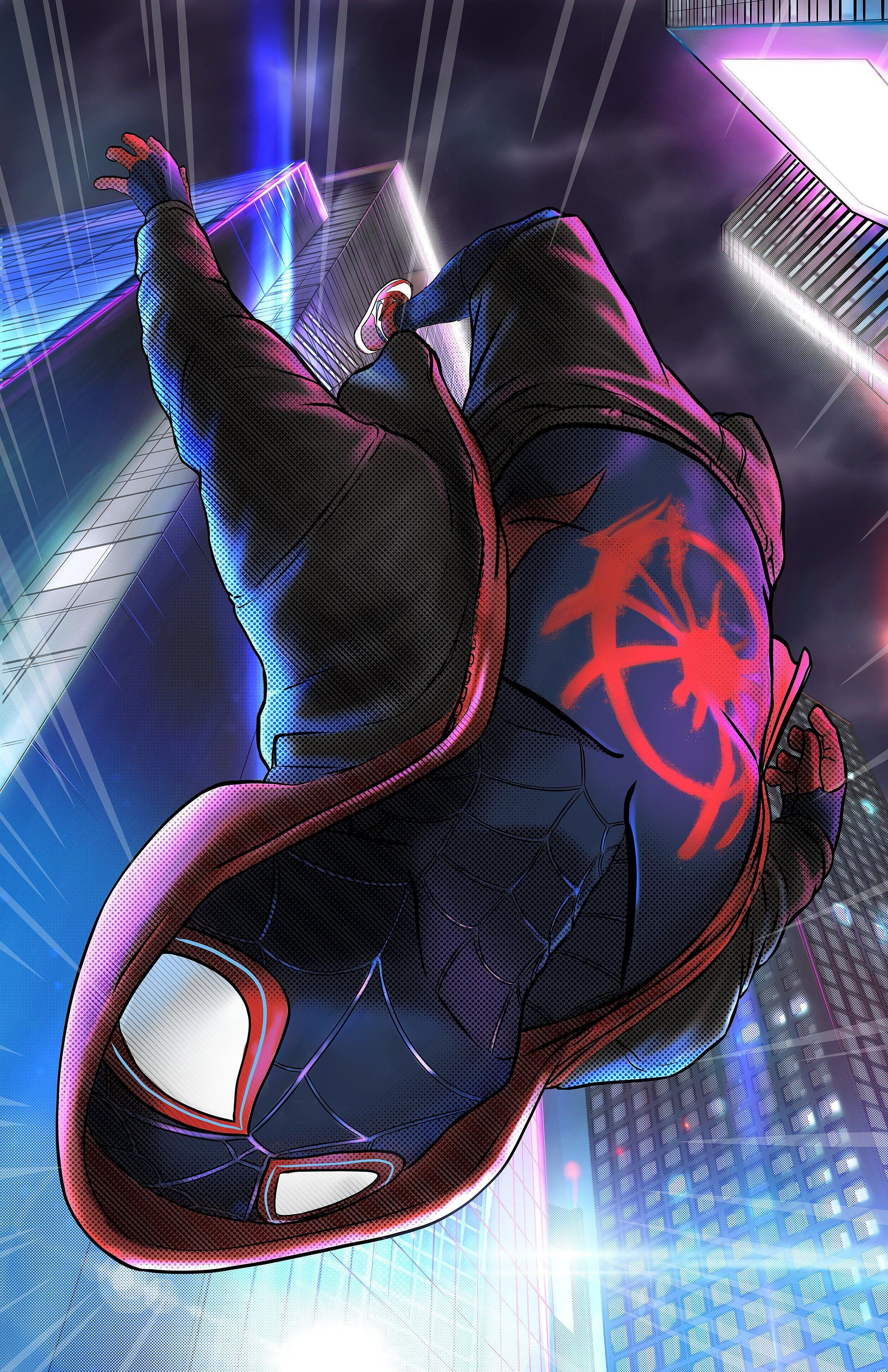 Wallpaper #bxkGBY8BtGB6xQ787VAk30 Miles Morales Itsv Marvel Spiderman Art Spiderman Comic Art Miles