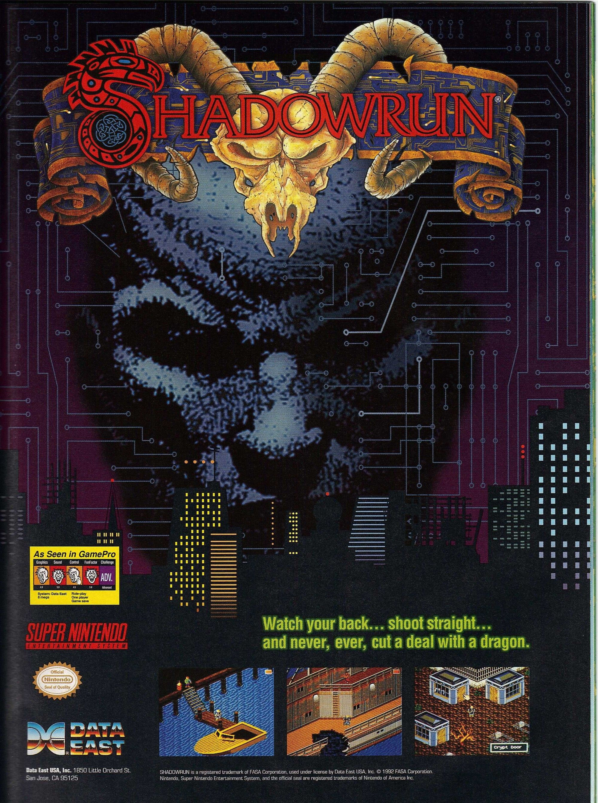 Wallpaper #9mg9FpMBSpphPi3-_gos20 Shadowrun with Images Retro Games Poster Retro Gaming Art Shadowrun