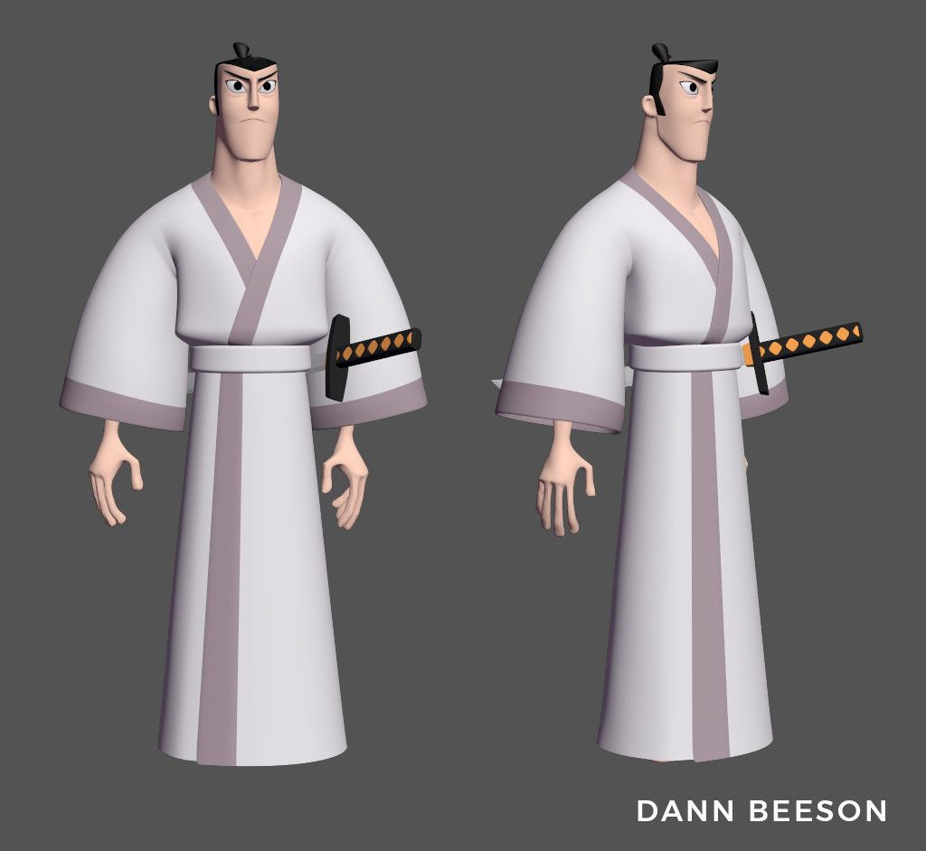 Wallpaper #LQPxZZMBpyOg8YnEktpT109 Artstation Samurai Jack Dann Beeson Samurai Jack Samurai Zbrush