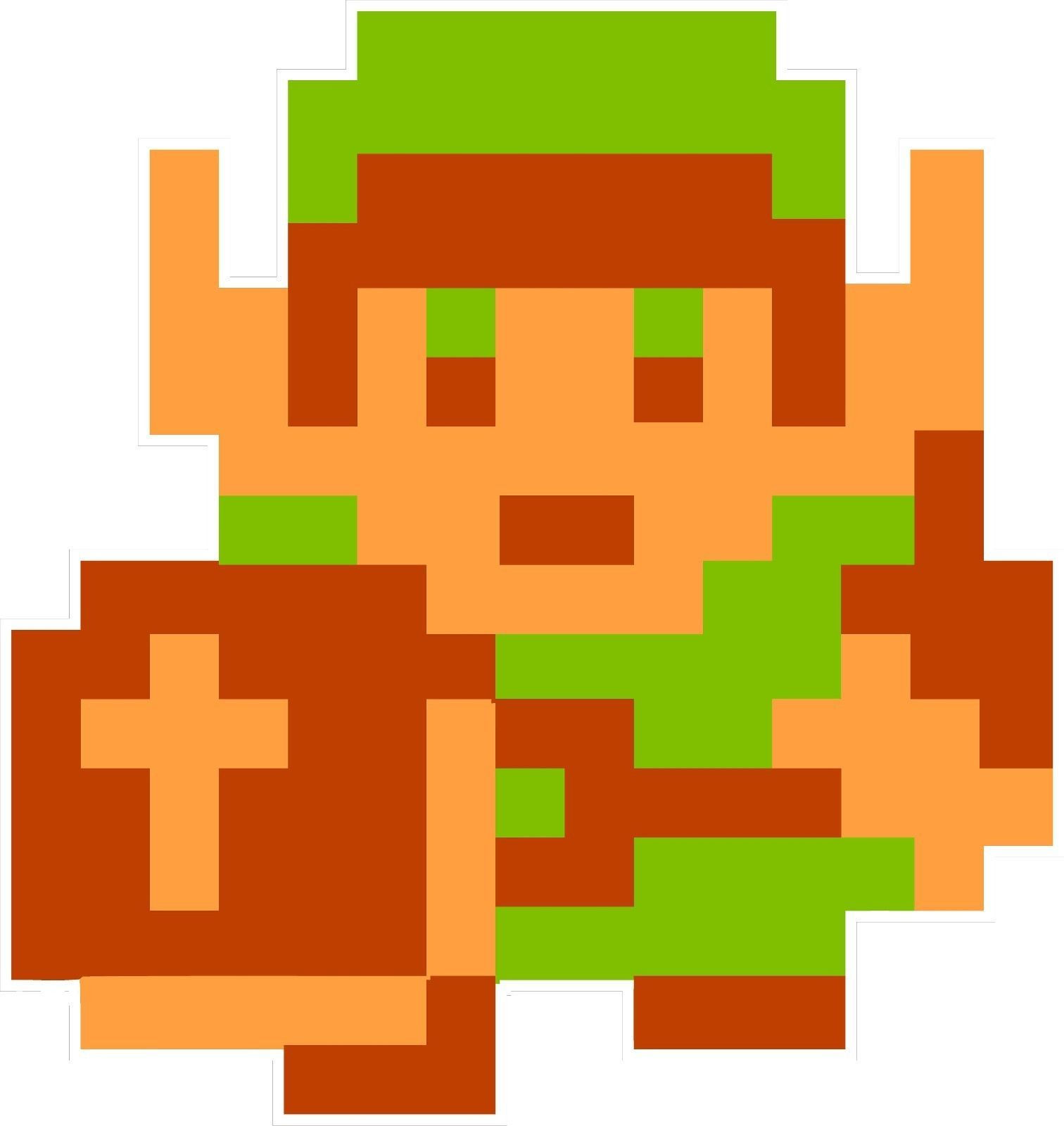 Wallpaper #8kDiMJMBJhL2WPbaXMPE213 Nintendo Nes 8 Bit Zelda Link Vinyl Decal Sticker Emblem eBay Pixel