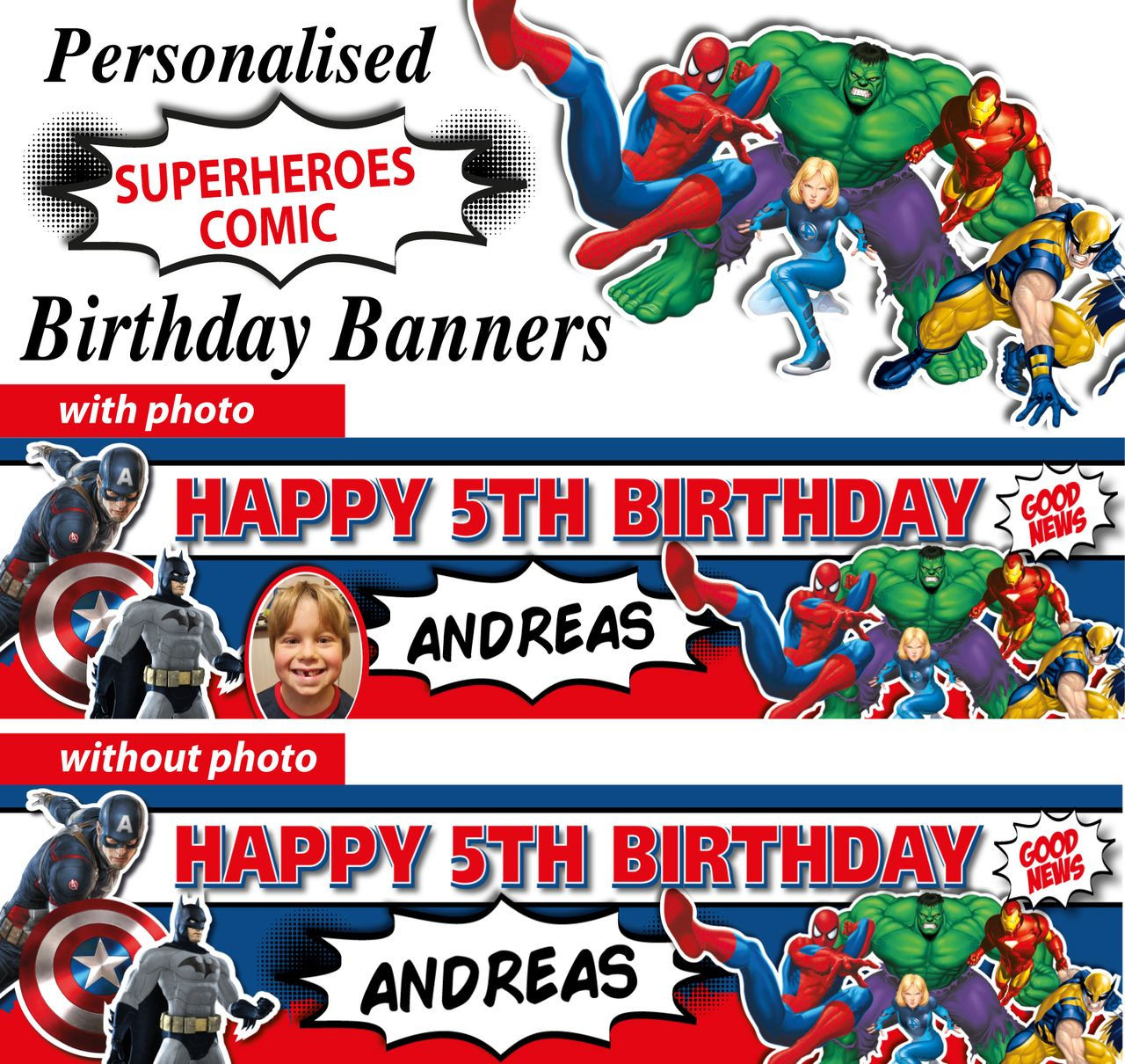 Wallpaper #mTEHNpMB5zzyi_yYhFhv91 Personalised Comic Super Heroes Birthday Party Banner Superhero