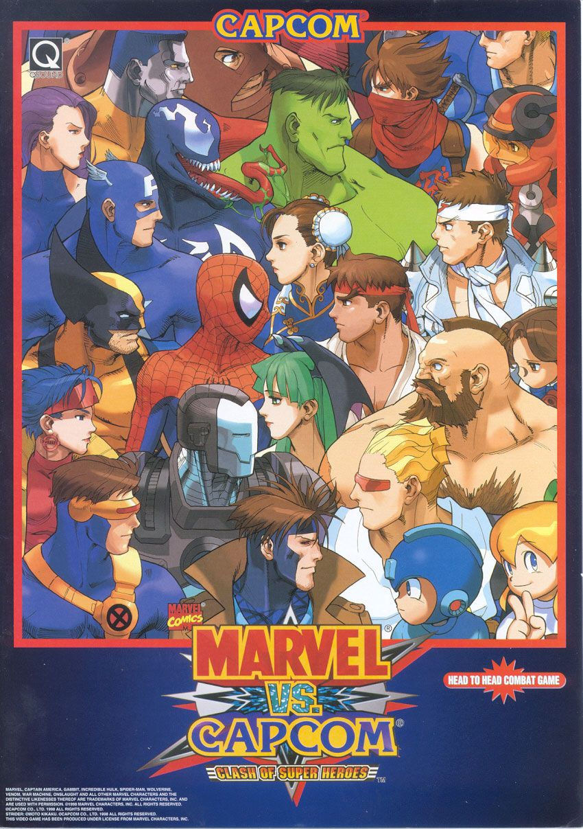 Wallpaper #n5wW4pIBZHQxiYarDb7d38 Marvel vs Capcom Clash of Super Heroes
