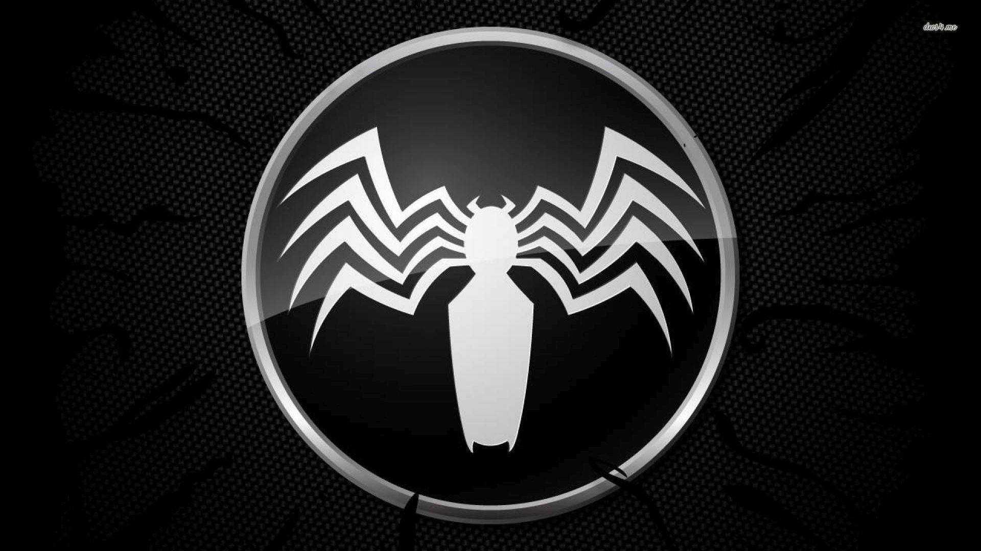 Wallpaper #6RmzIo8BtGB6xQ78woJR16 Riot Symbiote Logo Black Spiderman Spiderman Comic Logo Wallpaper HD