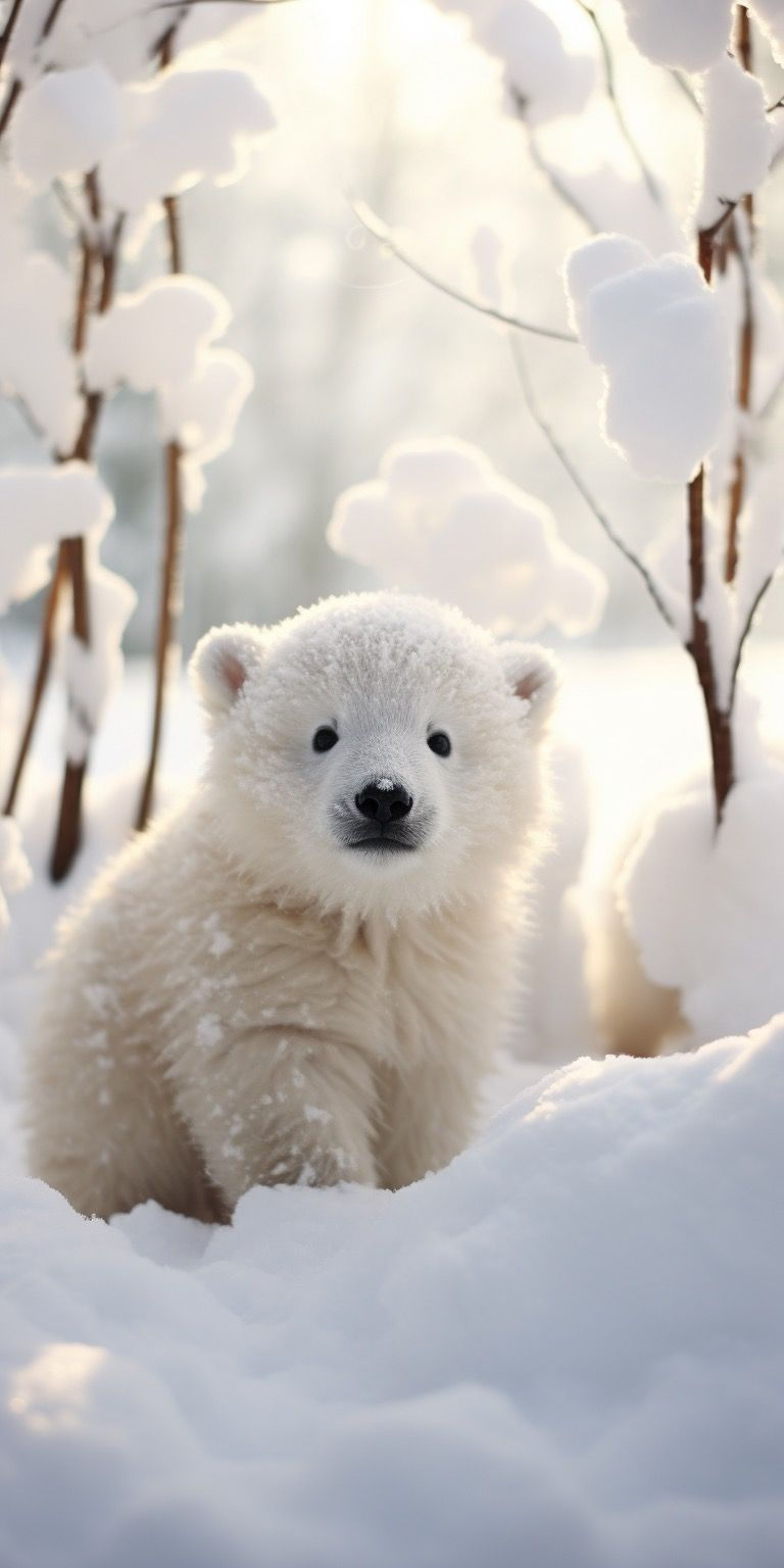 Wallpaper #yJyF4pIBZHQxiYarucCZ405 Winter Wonderland Polar Bear iPhone Wallpapers
