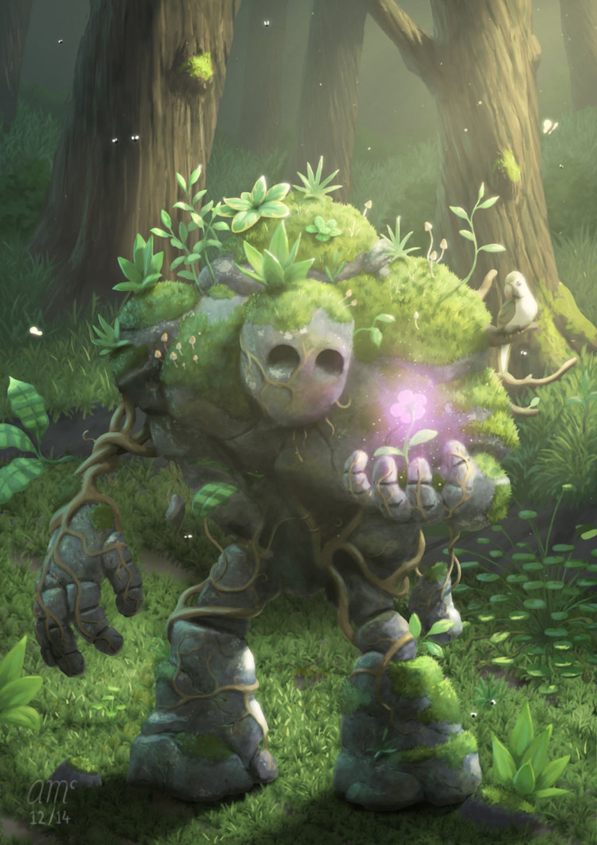 Wallpaper #EBnNNo8BtGB6xQ78dKRC28 Garden Golem by Andrewmcintoshart on Deviantart Fantasy Monster