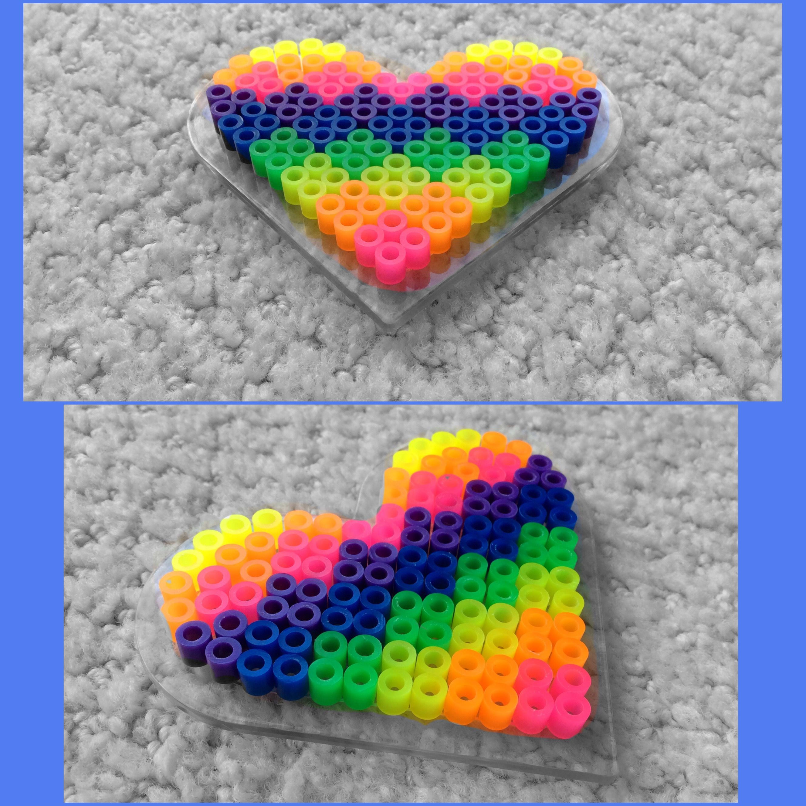 Wallpaper #12eRAJMBSpphPi3-GKYv67 Perler Bead Heart Pattern Hama Beading Pyssla Perlas Universal