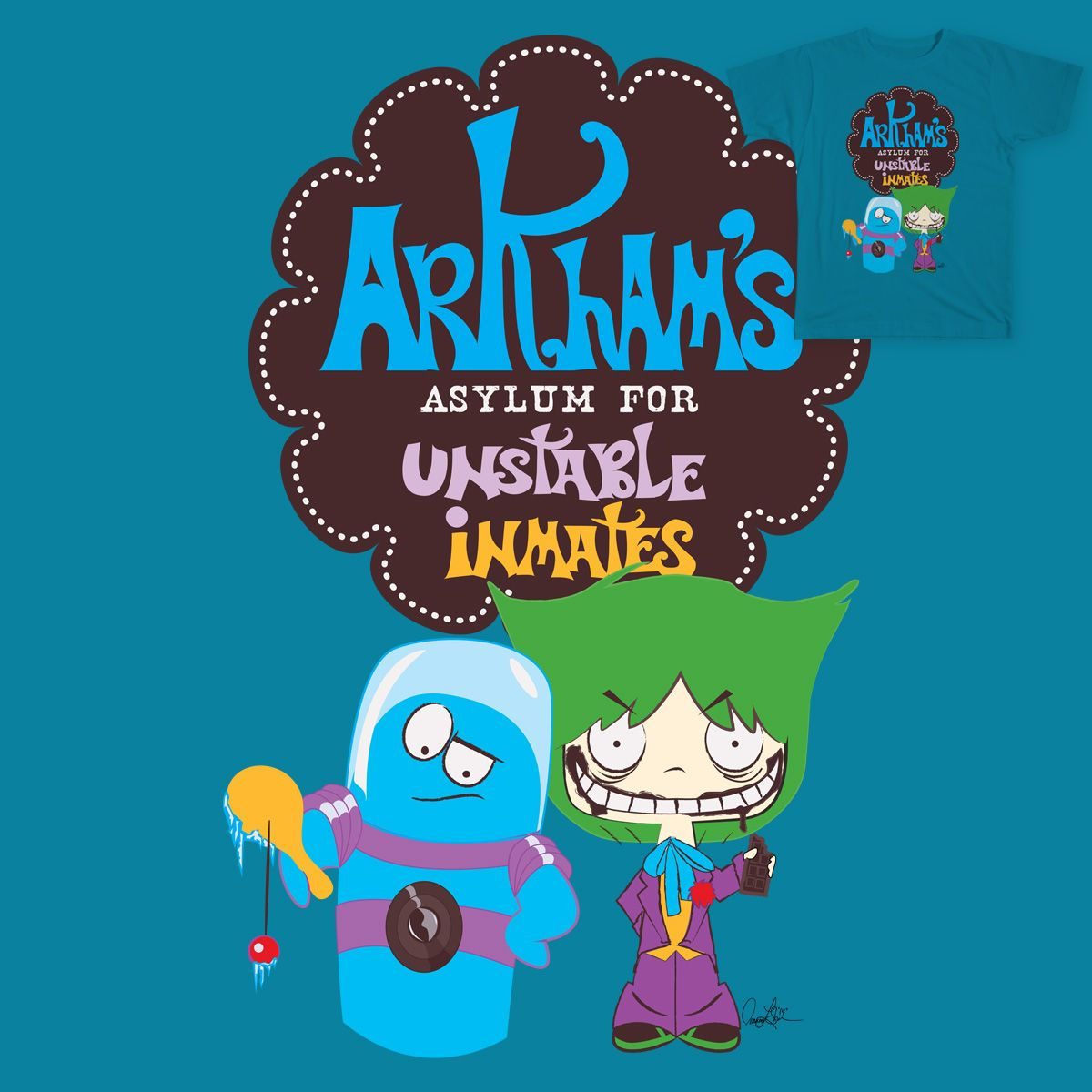 Wallpaper #wD9tPJMBLiIJ4c9OS5GL287 Arkham Asylum for Unstable Inmates on Threadless Arkham Asylum